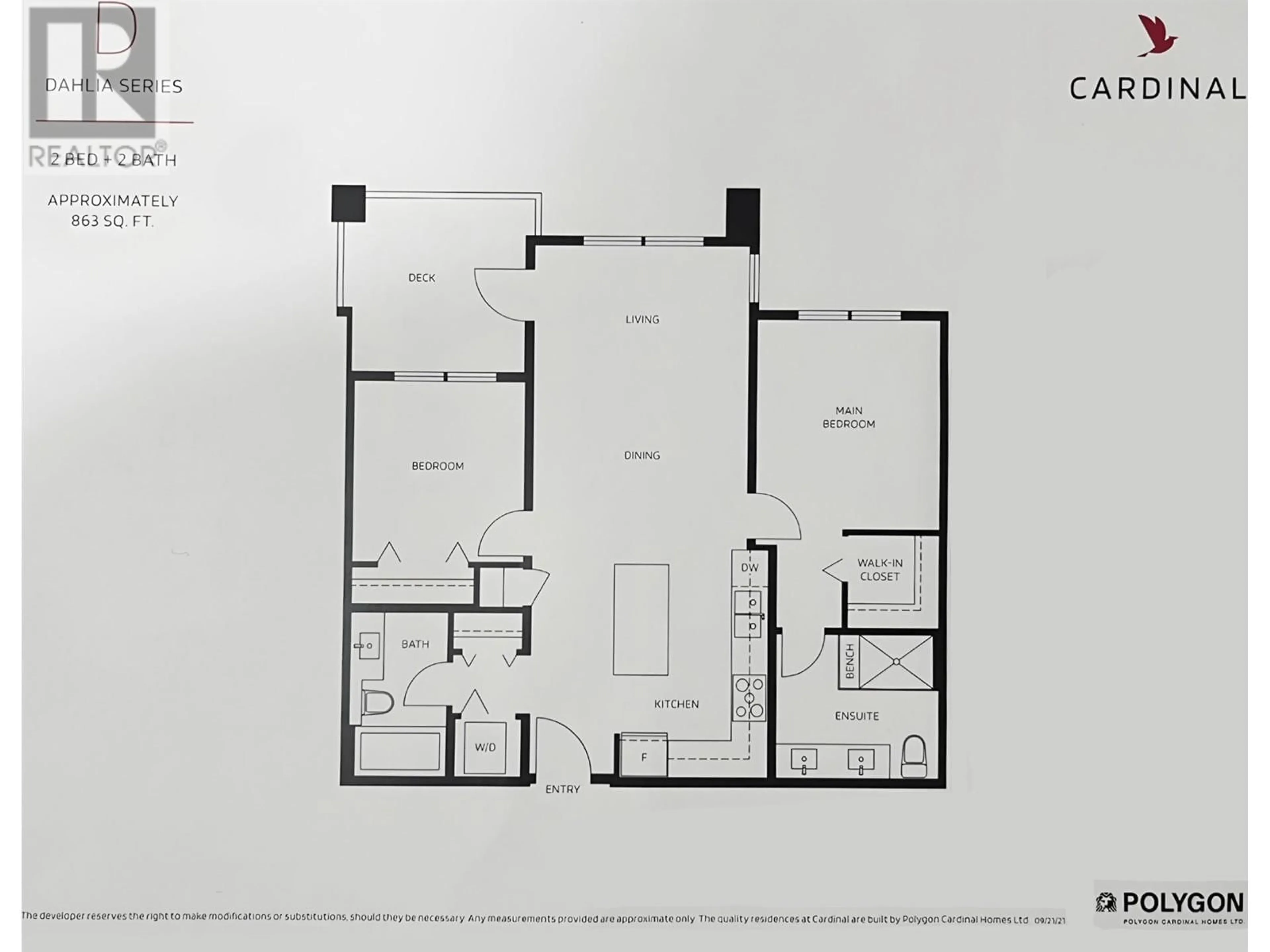 Floor plan for 210 - 615 COTTONWOOD AVENUE, Coquitlam British Columbia V3J2S5
