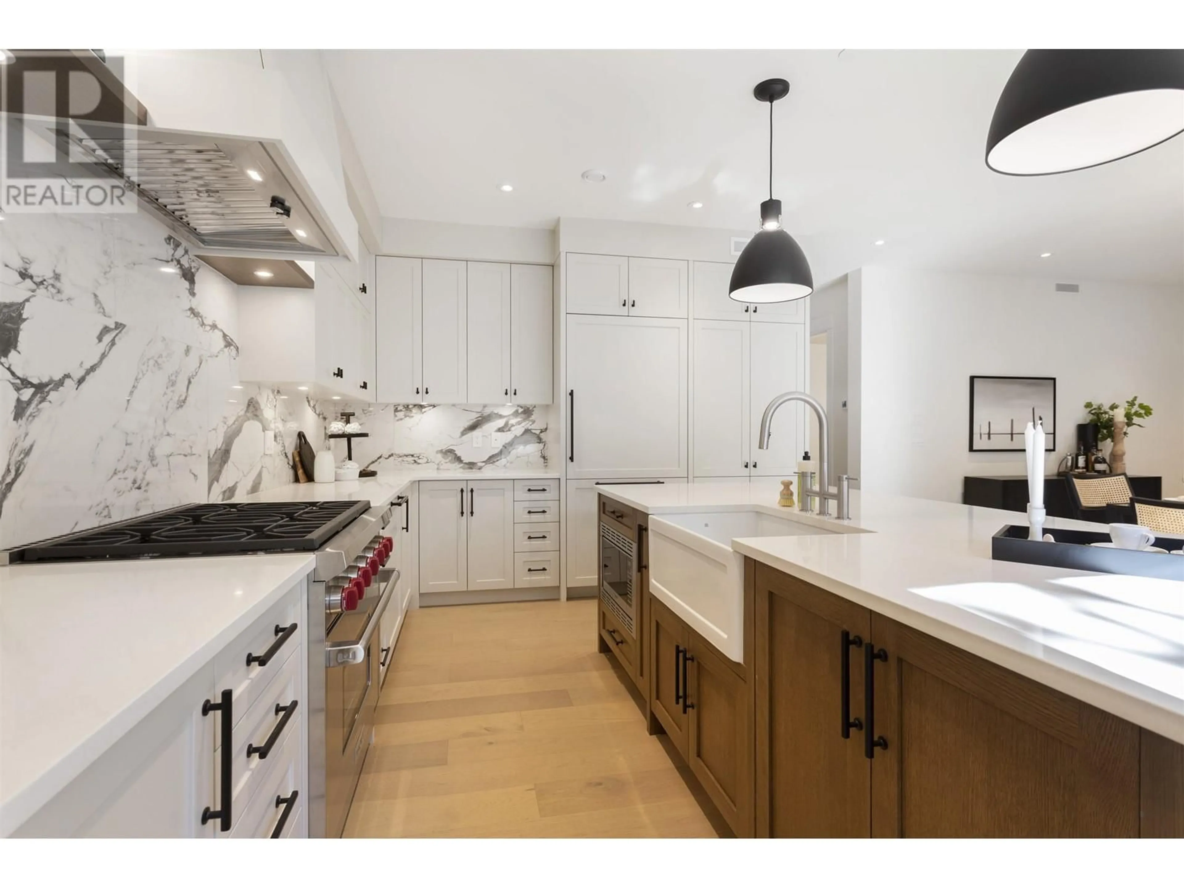 Open concept kitchen, ceramic/tile floor for 3304 MAYFAIR AVENUE, Vancouver British Columbia V6N0C5