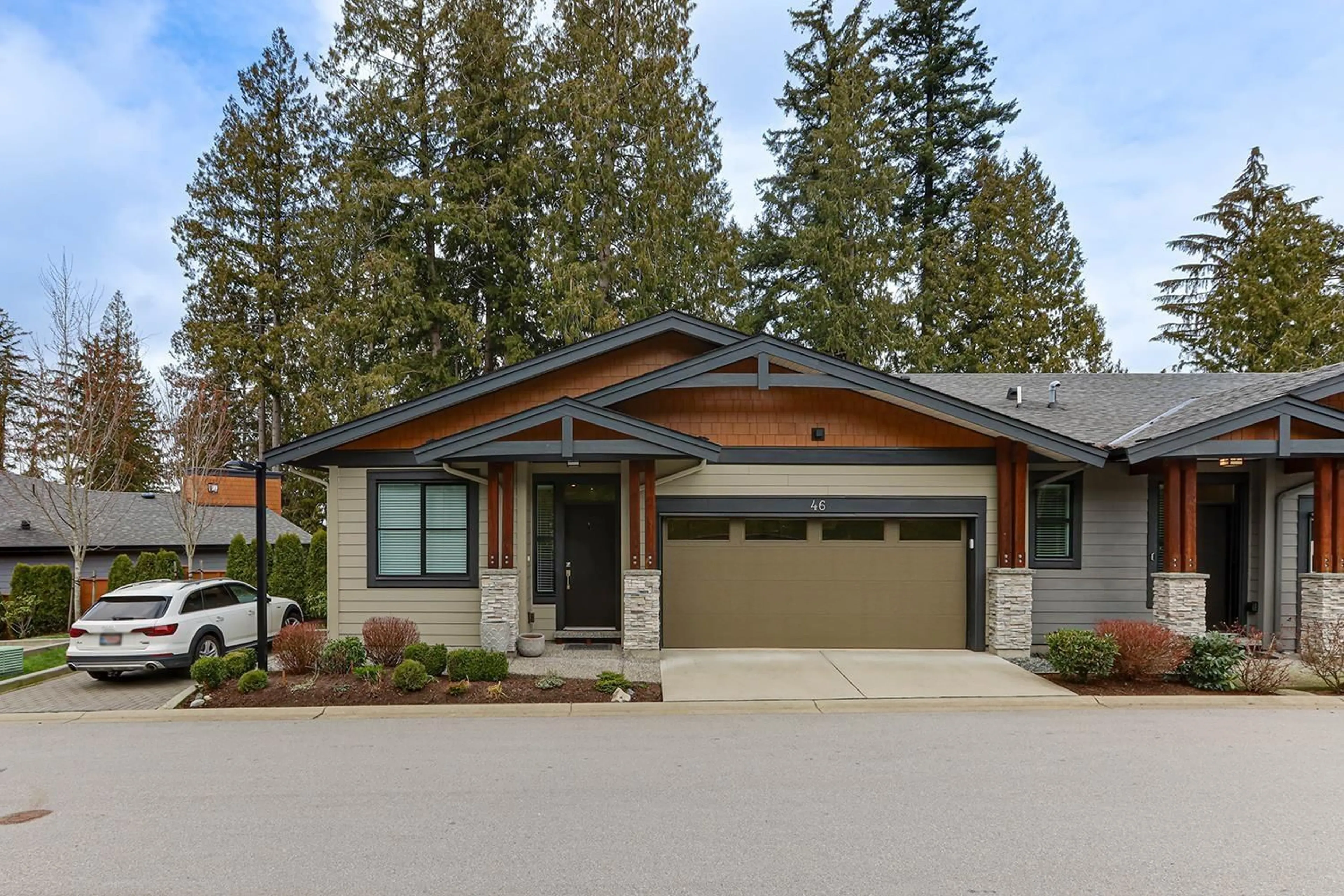 Home with brick exterior material, street for 46 - 3618 150, Surrey British Columbia V3Z0W3
