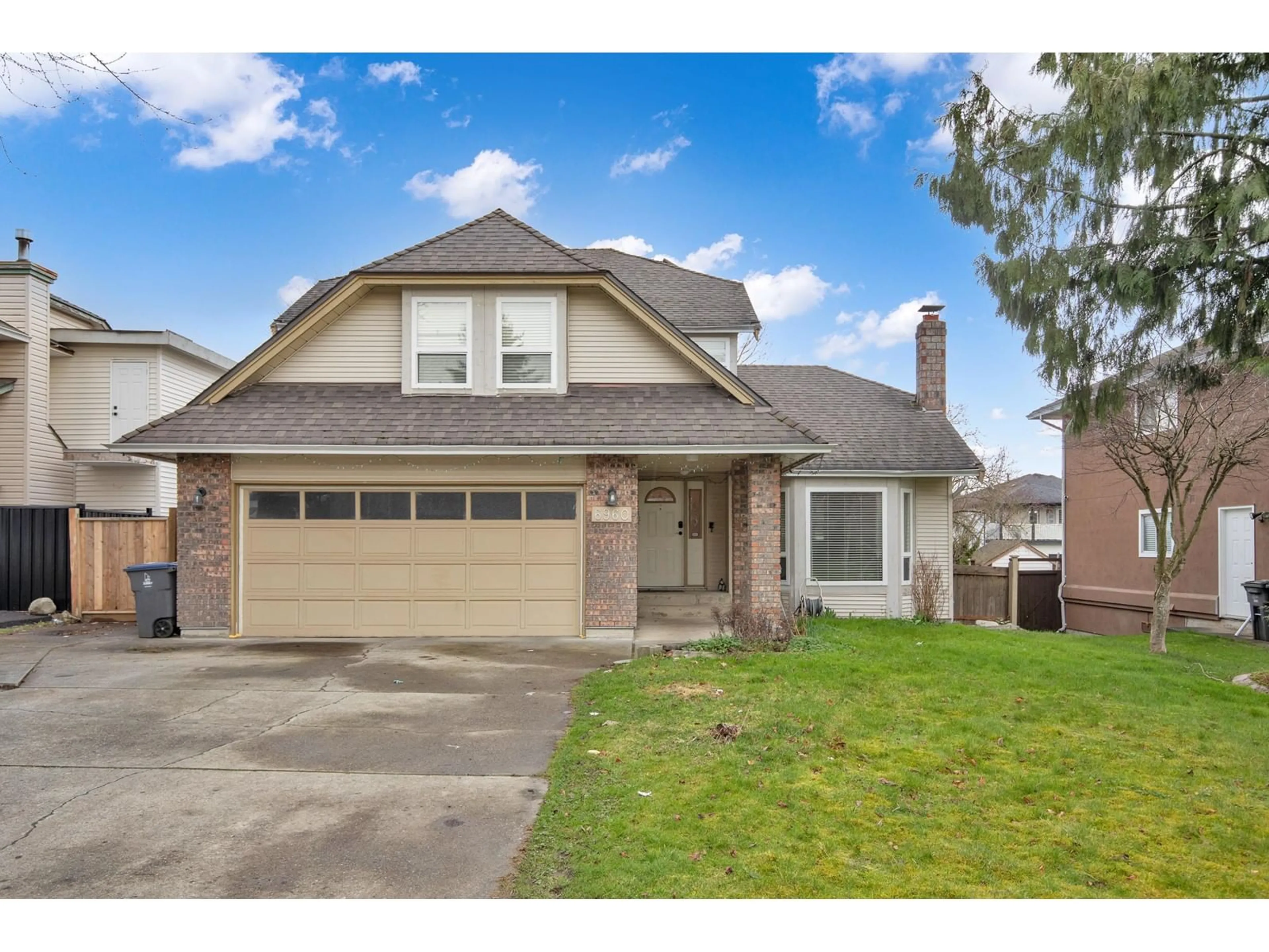 Home with brick exterior material, street for 6960 143A, Surrey British Columbia V3W0E3