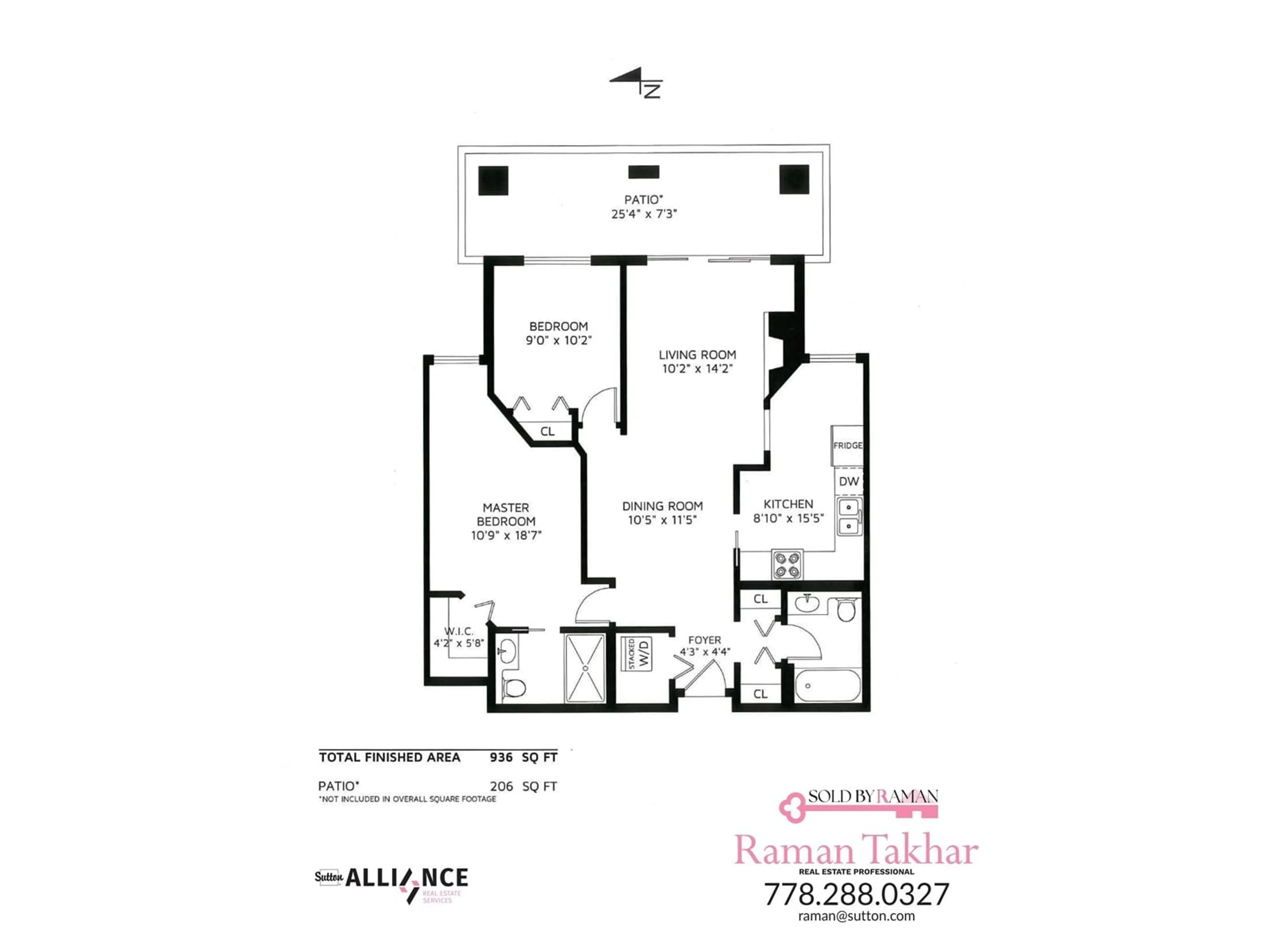 Floor plan for 111 - 22022 49, Langley British Columbia V3A3R9