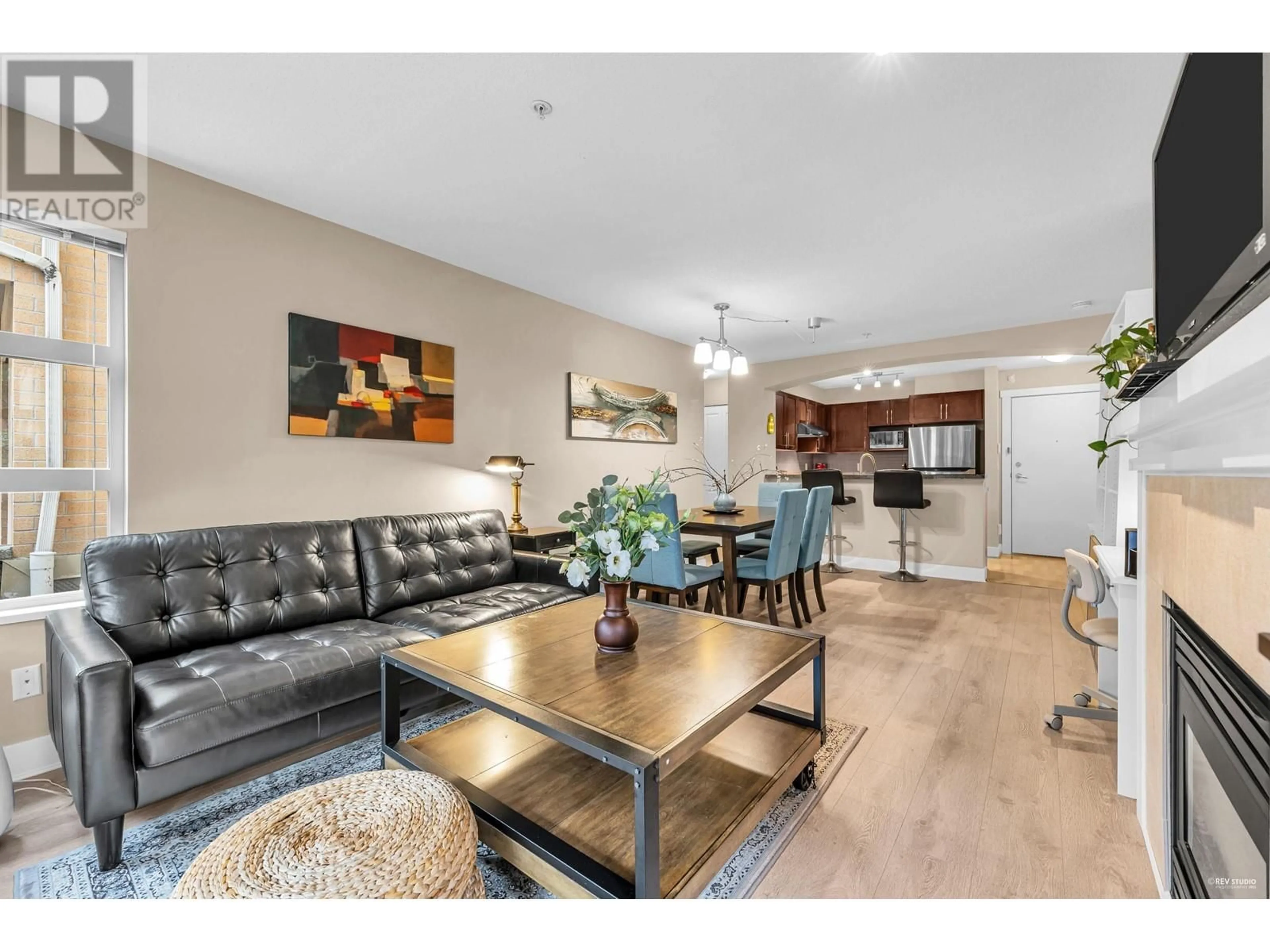 Living room with furniture, unknown for 119 - 5725 AGRONOMY ROAD, Vancouver British Columbia V6T1L9