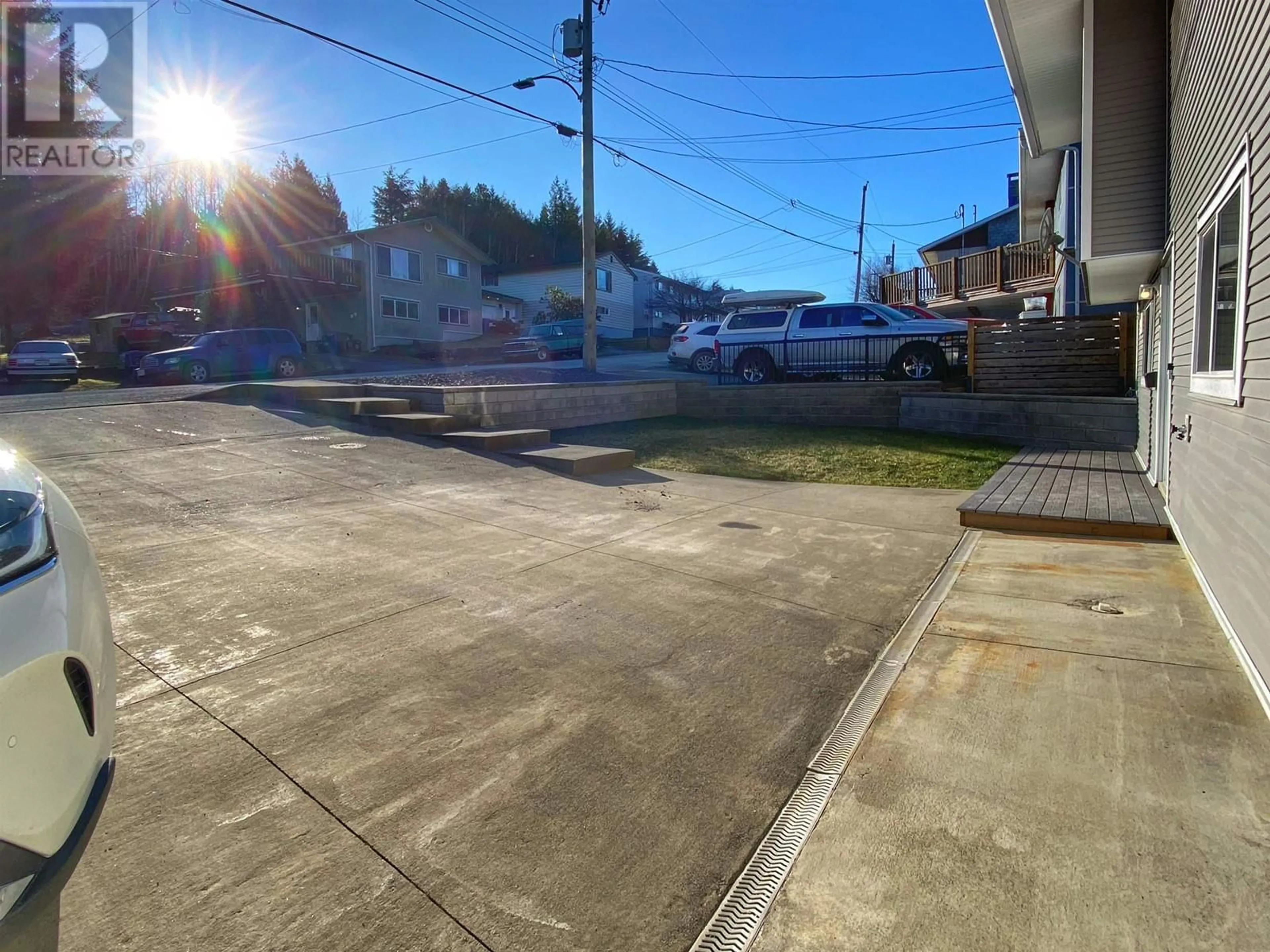 A pic from outside/outdoor area/front of a property/back of a property/a pic from drone, street for 161 CRESTVIEW DRIVE, Prince Rupert British Columbia V8J2Z4