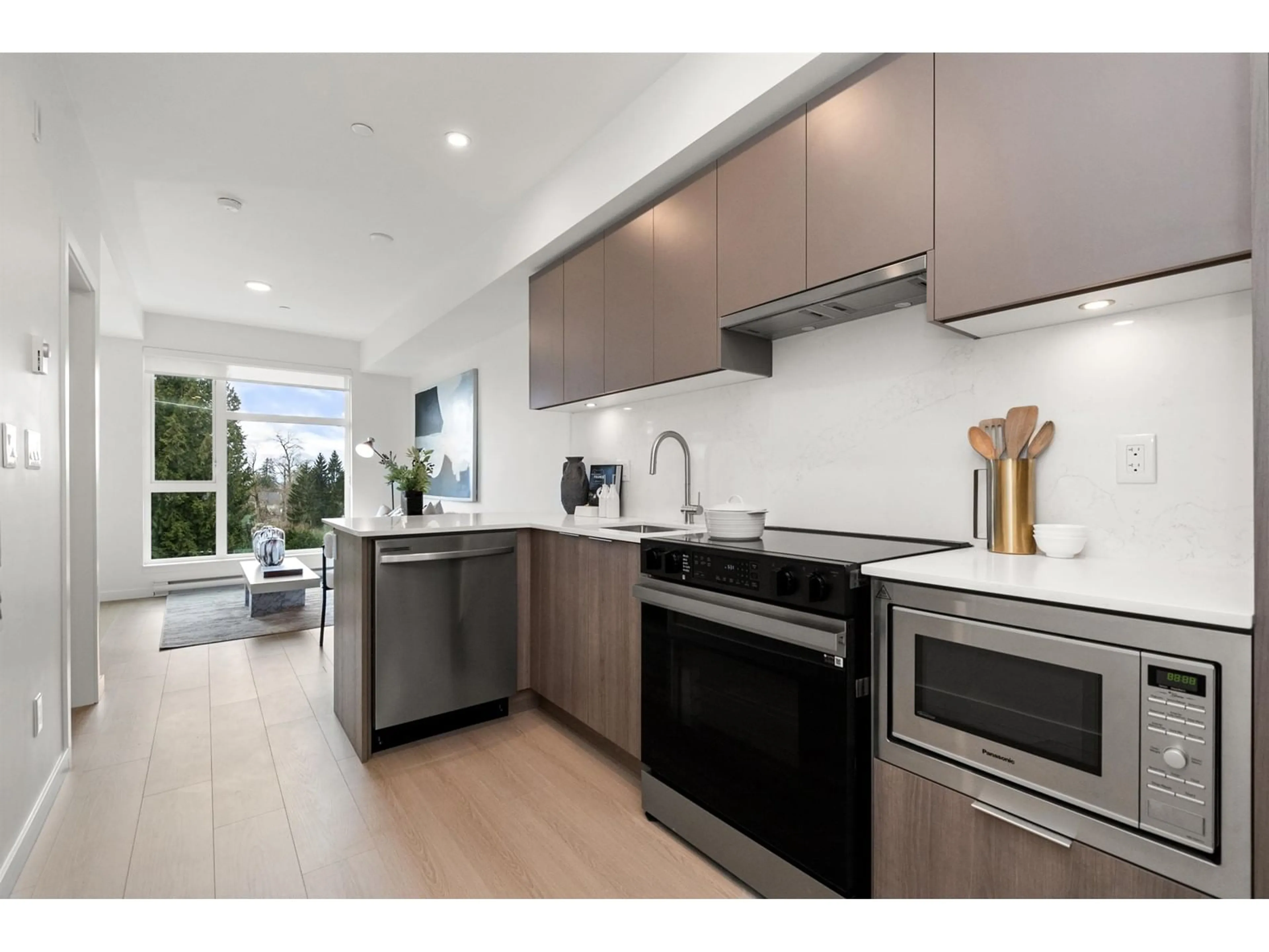 Open concept kitchen, unknown for W408 10828 139A STREET, Surrey British Columbia V3R0H3