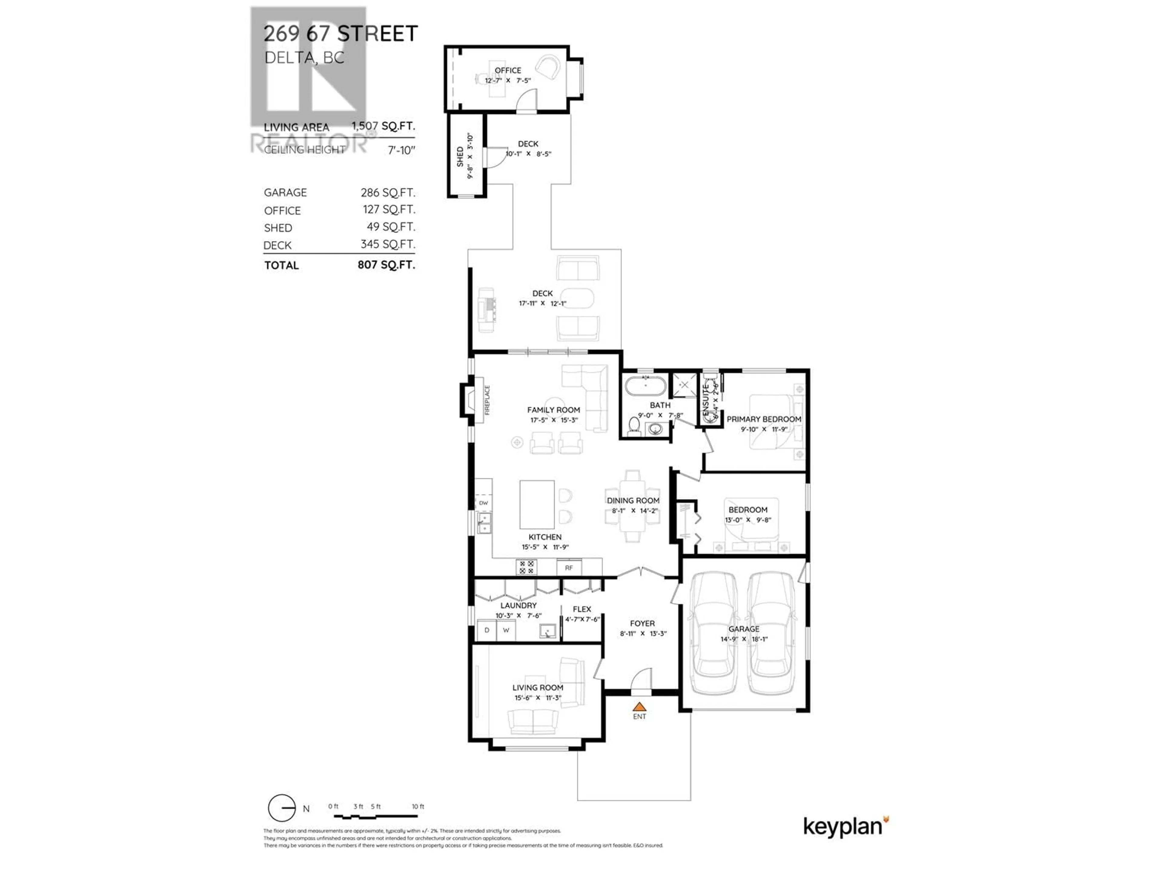 Floor plan for 269 67 STREET, Delta British Columbia V4L1M2