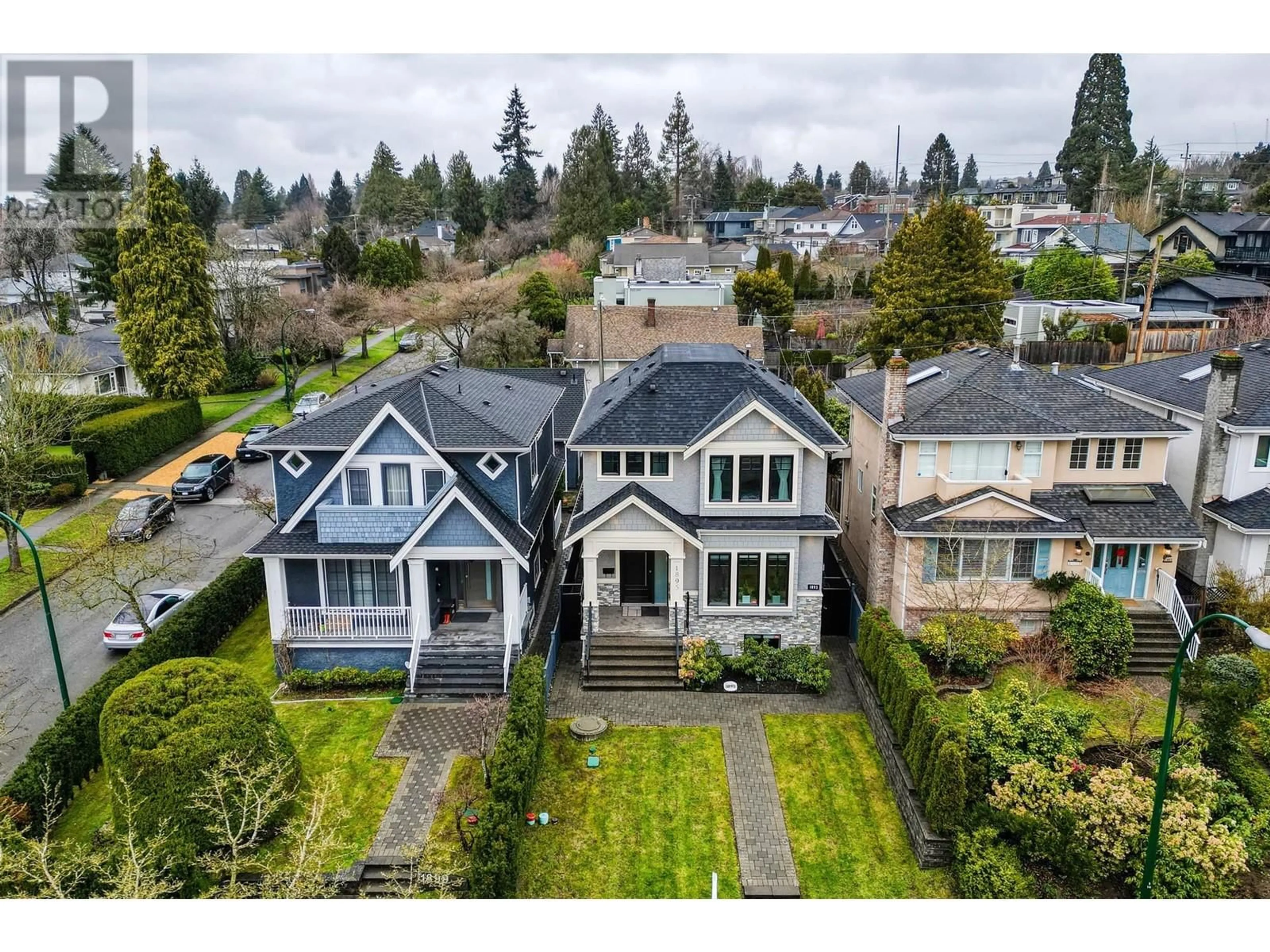 A pic from outside/outdoor area/front of a property/back of a property/a pic from drone, street for 1895 W 60TH AVENUE, Vancouver British Columbia V6P2A8