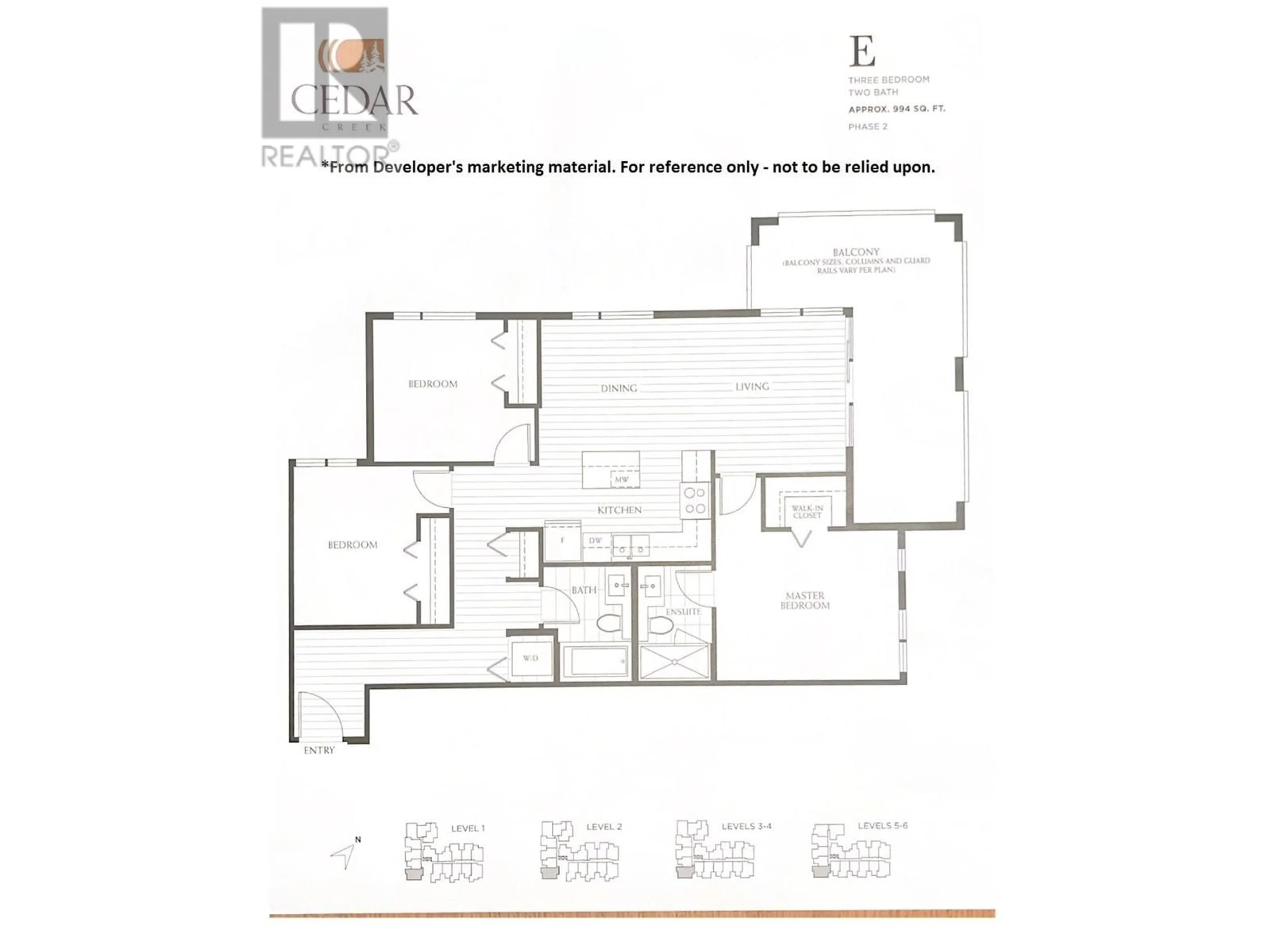 Floor plan for 511 7169 14TH AVENUE, Burnaby British Columbia V3N0H6