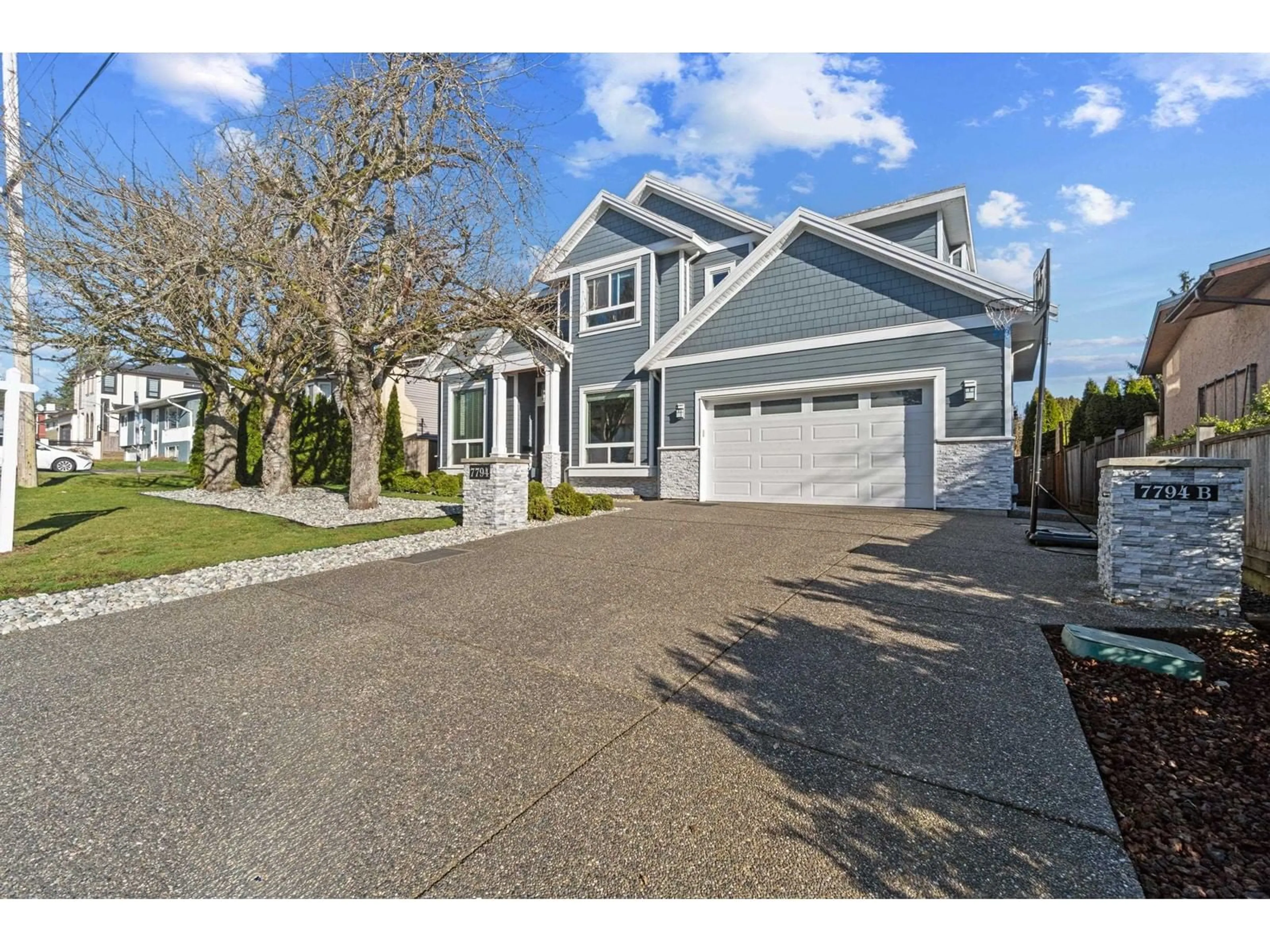 Home with vinyl exterior material, street for 7794 SWANSON DRIVE, Delta British Columbia V4C5C5