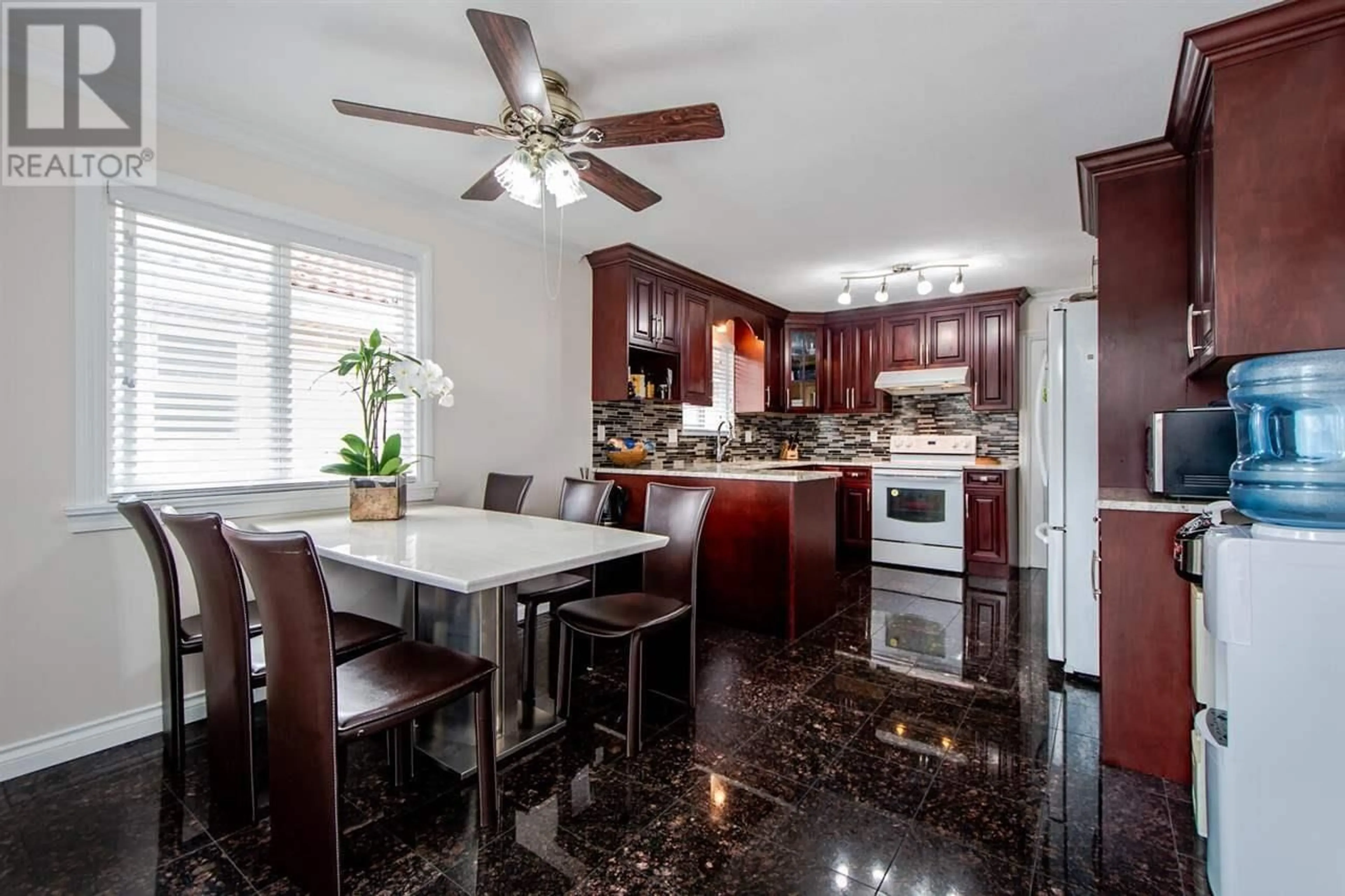 Open concept kitchen, ceramic/tile floor for 5756 ST. MARGARETS STREET, Vancouver British Columbia V5R3H5