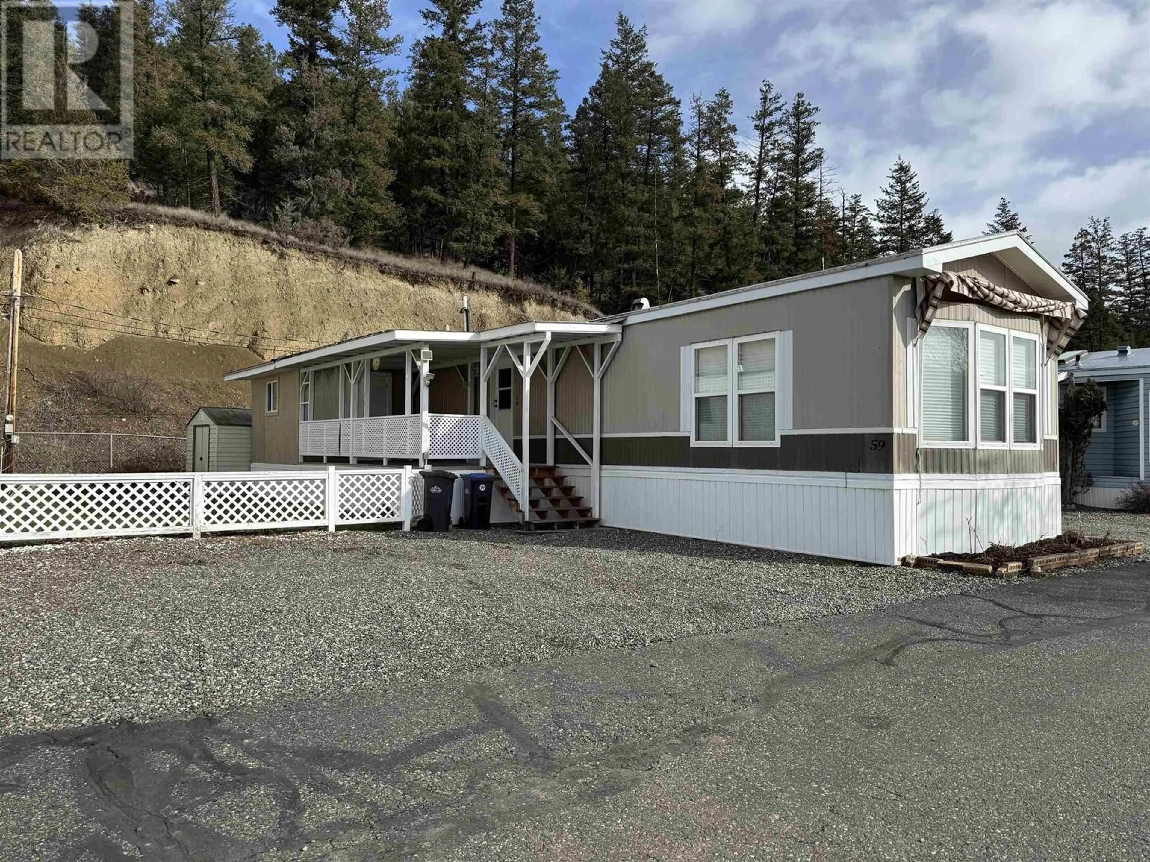 Home with vinyl exterior material, mountain view for 59 1700 S BROADWAY AVENUE, Williams Lake British Columbia V2G2B5