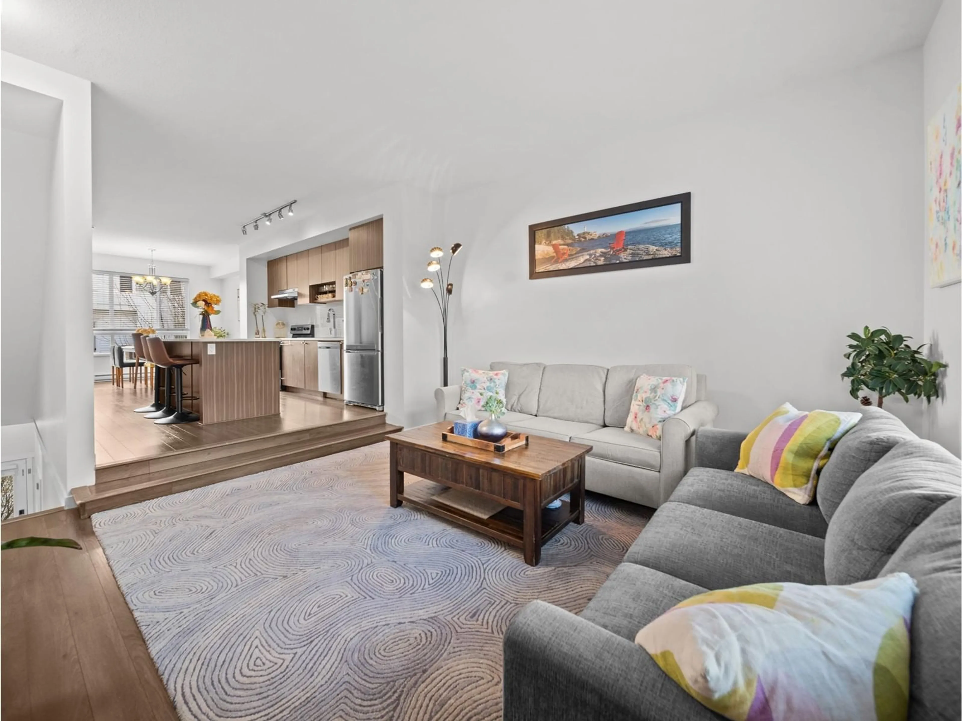 Living room with furniture, unknown for 57 14955 60 AVENUE, Surrey British Columbia V3S1R8