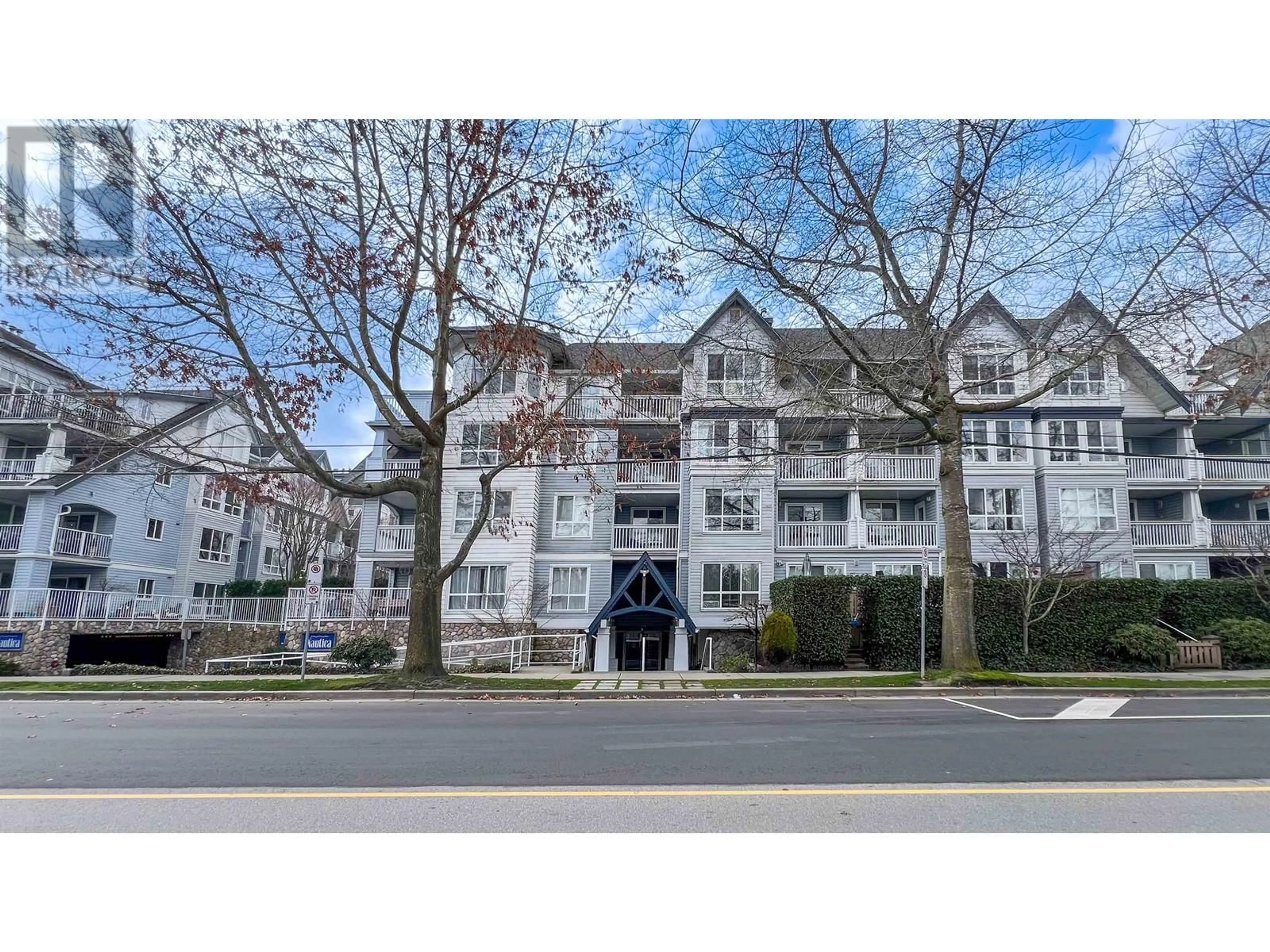 A pic from outside/outdoor area/front of a property/back of a property/a pic from drone, street for 327 - 12633 NO. 2 ROAD, Richmond British Columbia V7E6N5