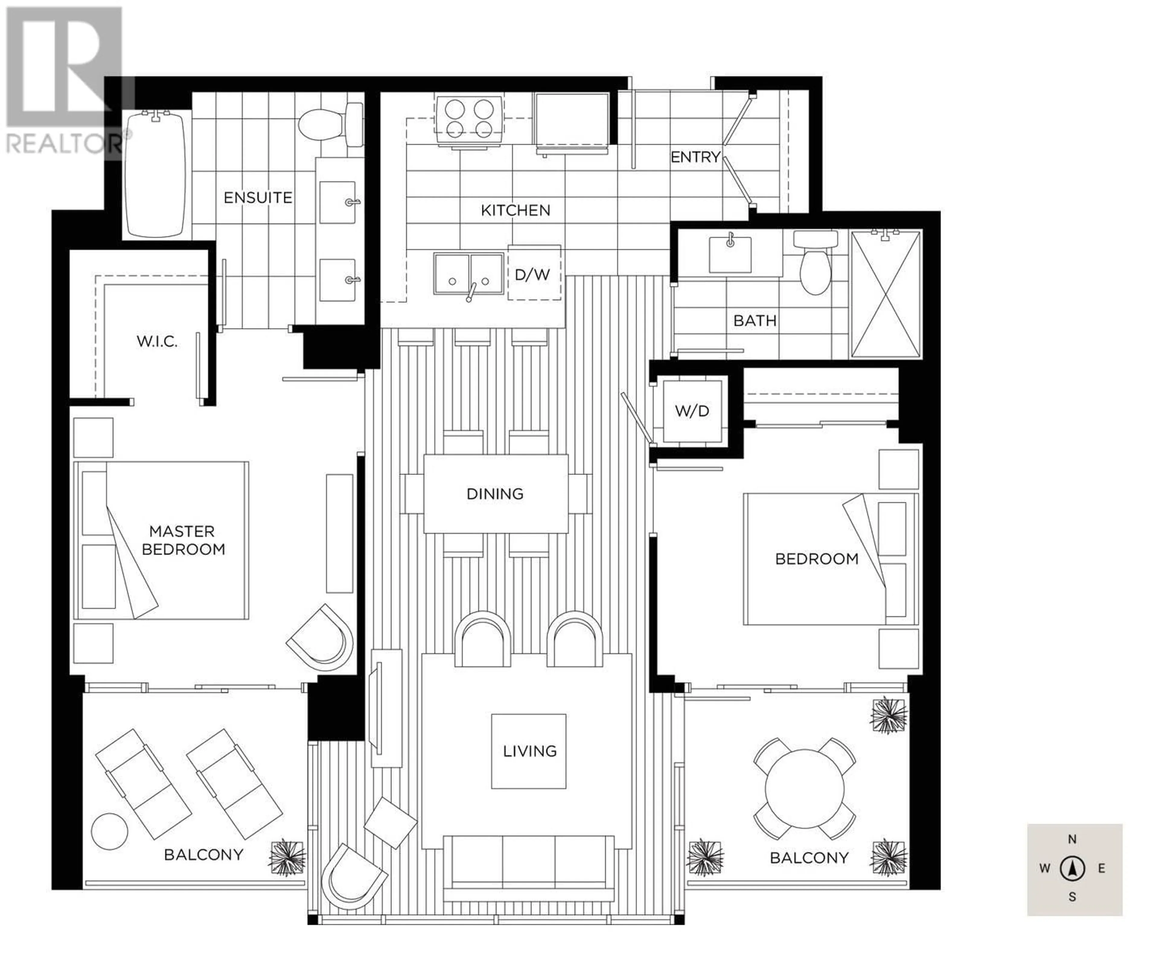 Floor plan for 3006 - 2955 ATLANTIC AVENUE, Coquitlam British Columbia V3B0H9
