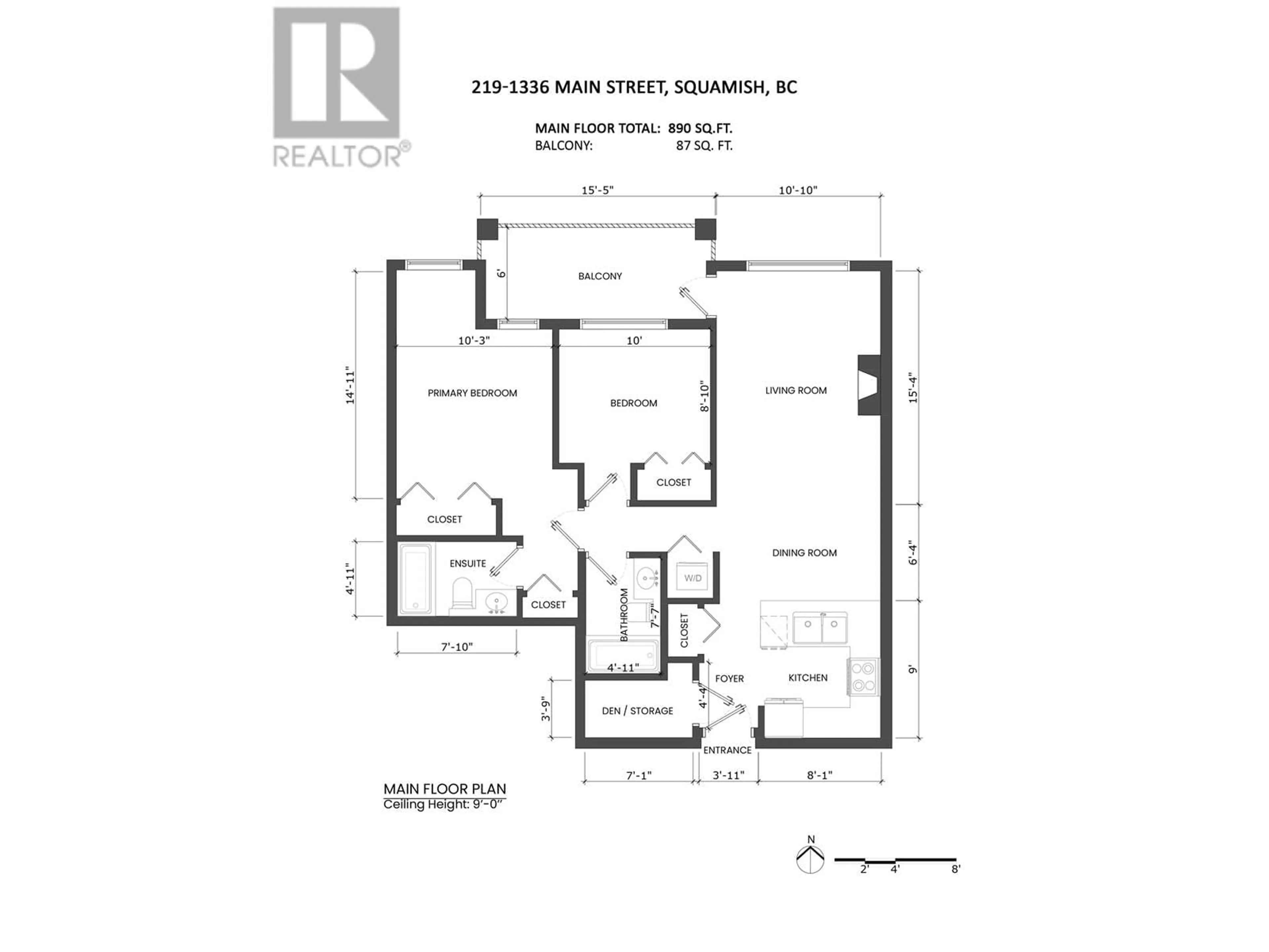 Floor plan for 219 1336 MAIN STREET, Squamish British Columbia V8B0R2