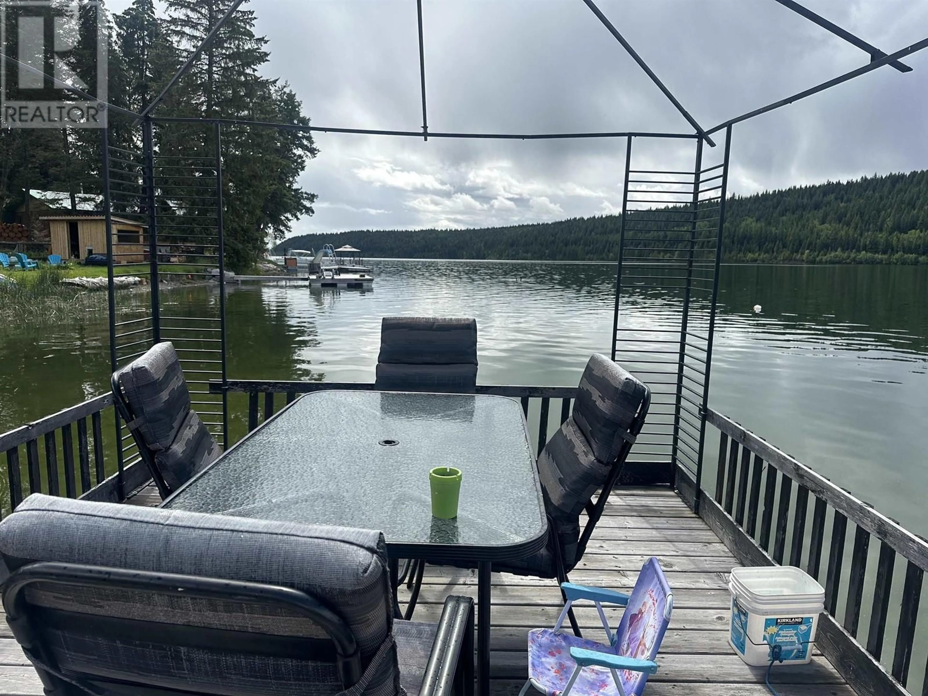 Patio, water/lake/river/ocean view for 3594 GUNN ROAD, Lac La Hache British Columbia V0R1T1