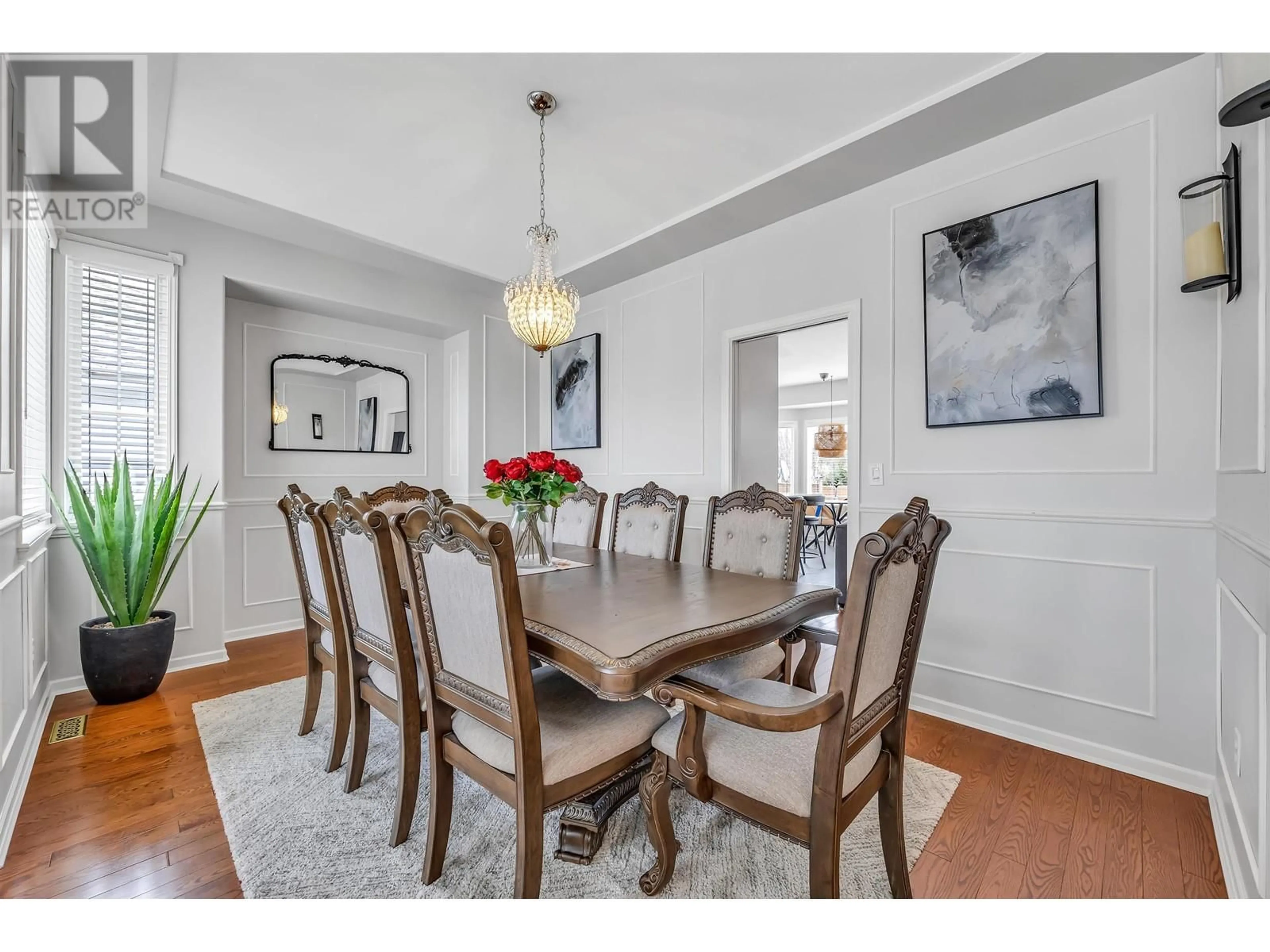 Dining room, wood/laminate floor for 12154 BLOSSOM STREET, Maple Ridge British Columbia V2X1C3