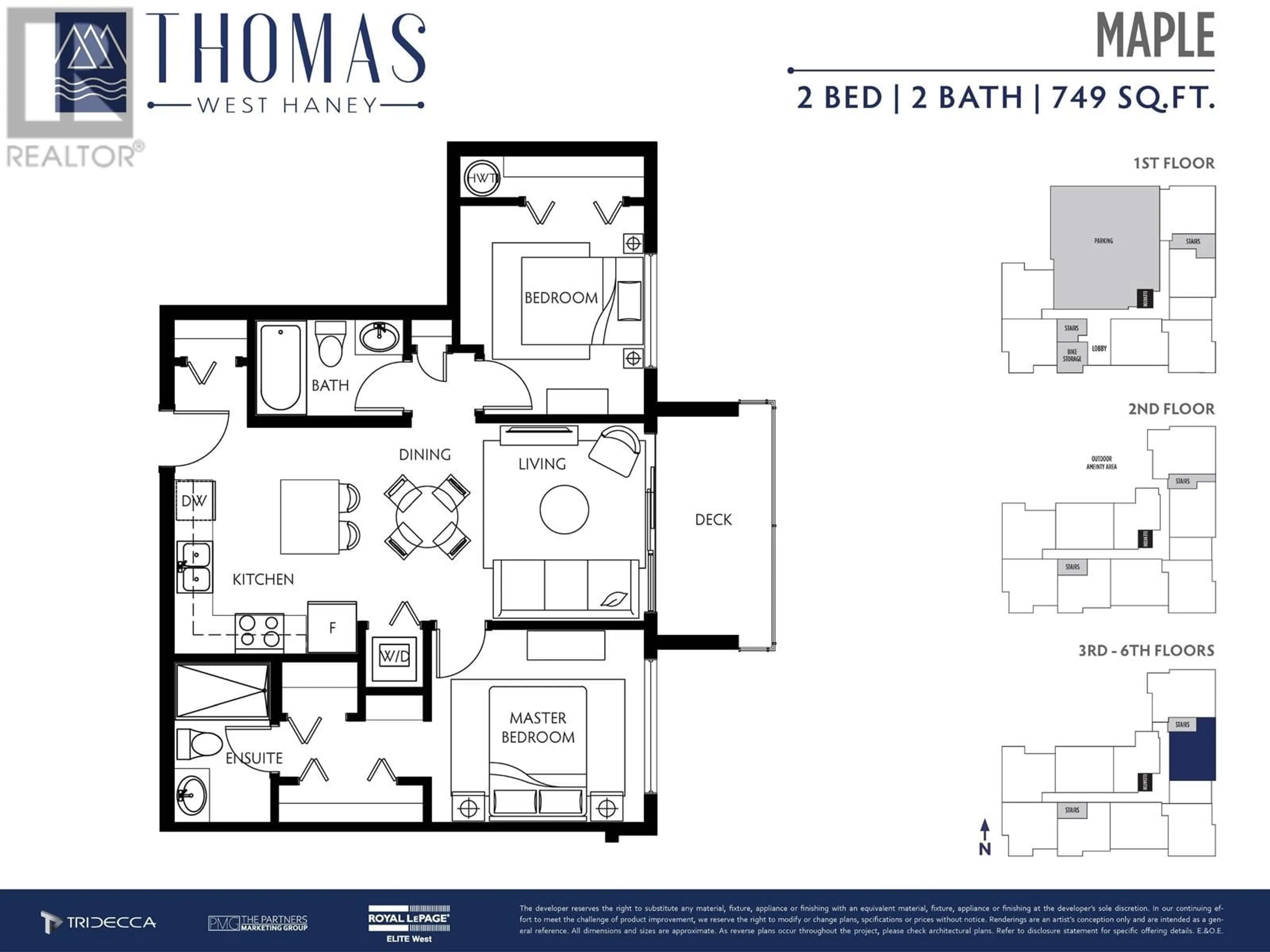 Floor plan for 402 11907 223 STREET, Maple Ridge British Columbia V2X4P9