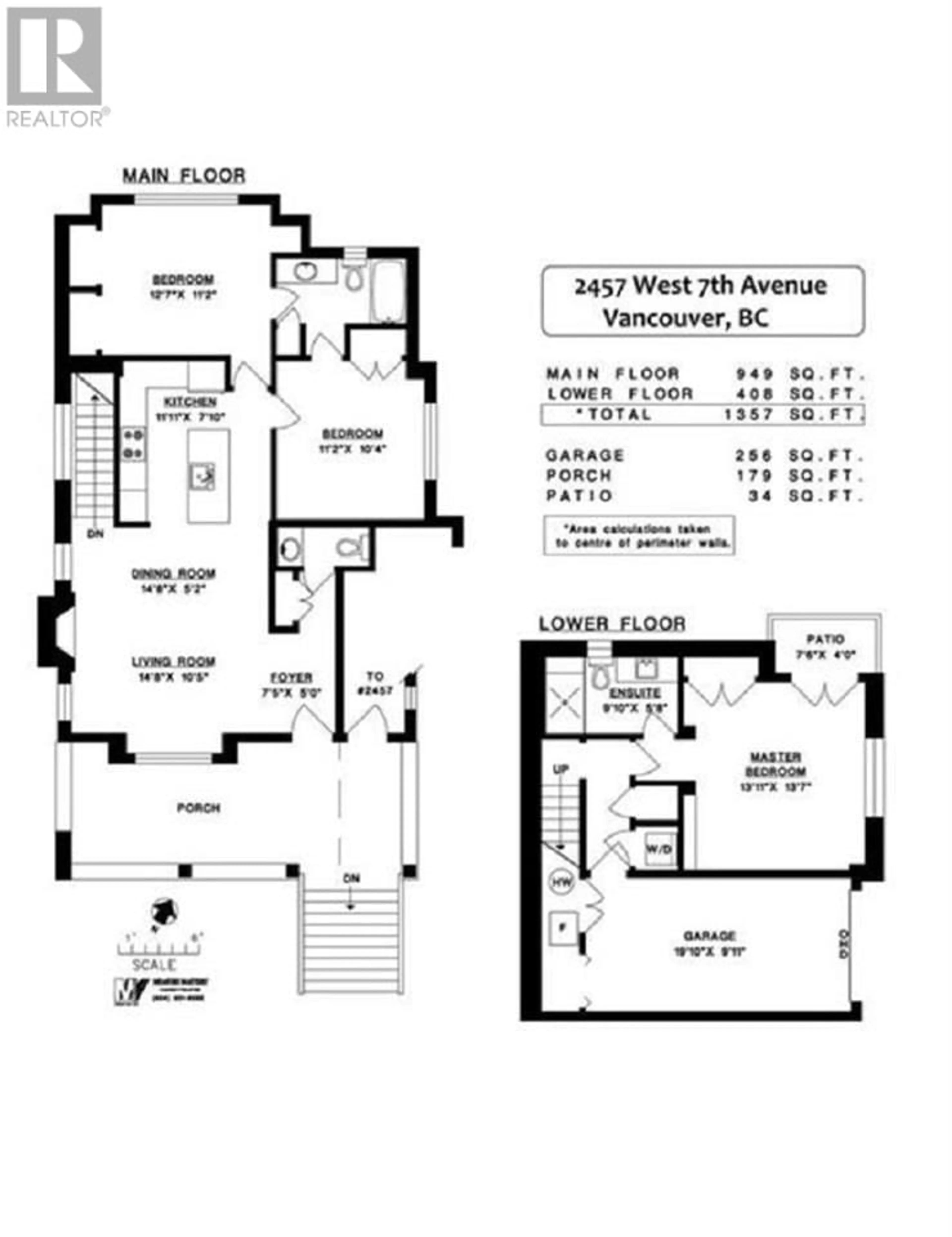 Floor plan for 2457 W 7TH AVENUE, Vancouver British Columbia V6K1Y6