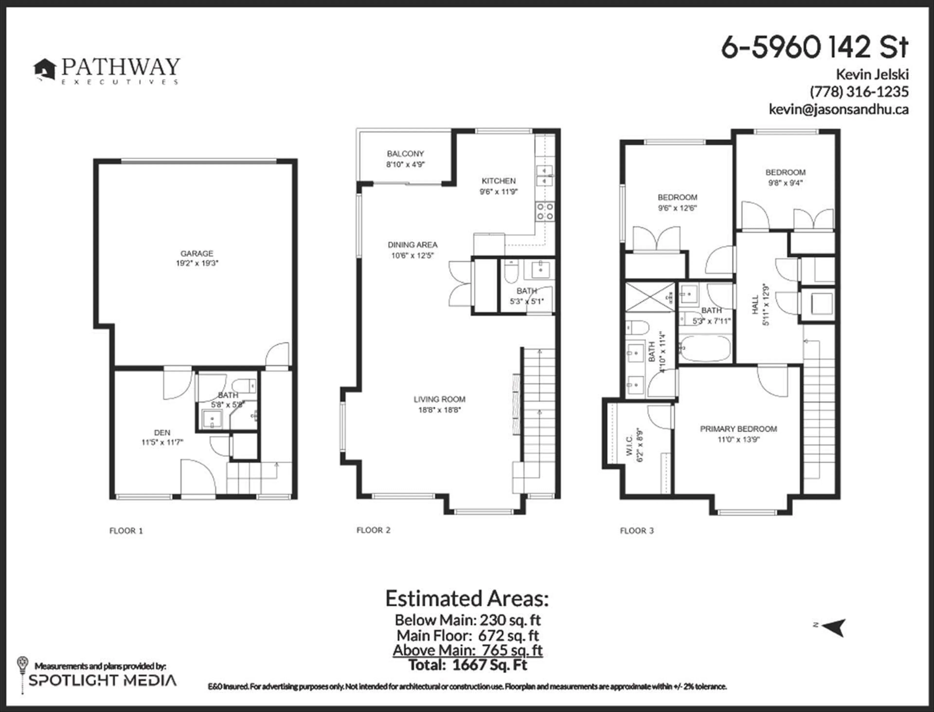 Floor plan for 6 5960 142 STREET, Surrey British Columbia V3X1C8