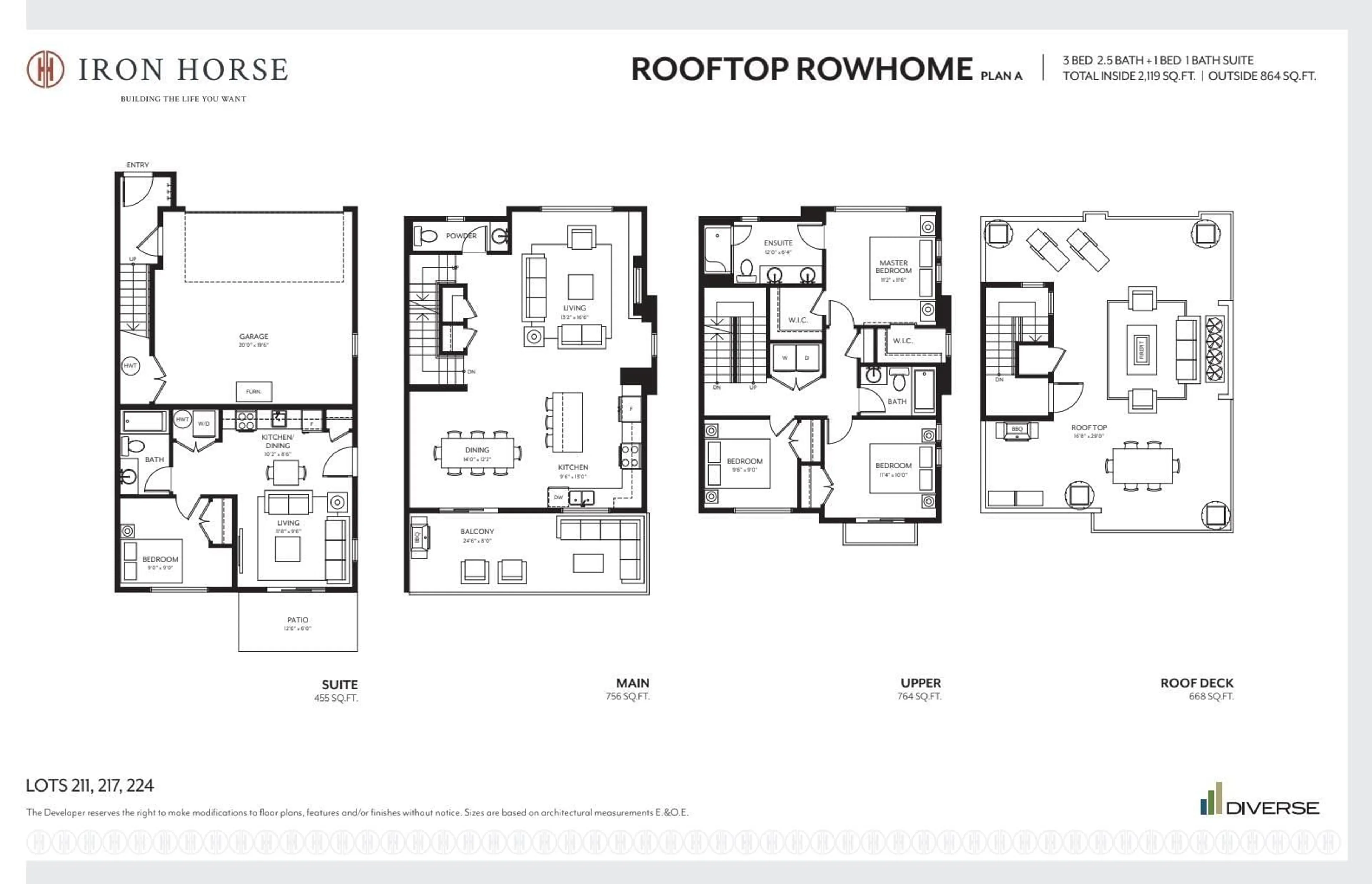 Floor plan for 224 46211 PROMONTORY ROAD|Sardis South, Chilliwack British Columbia V2R6E4