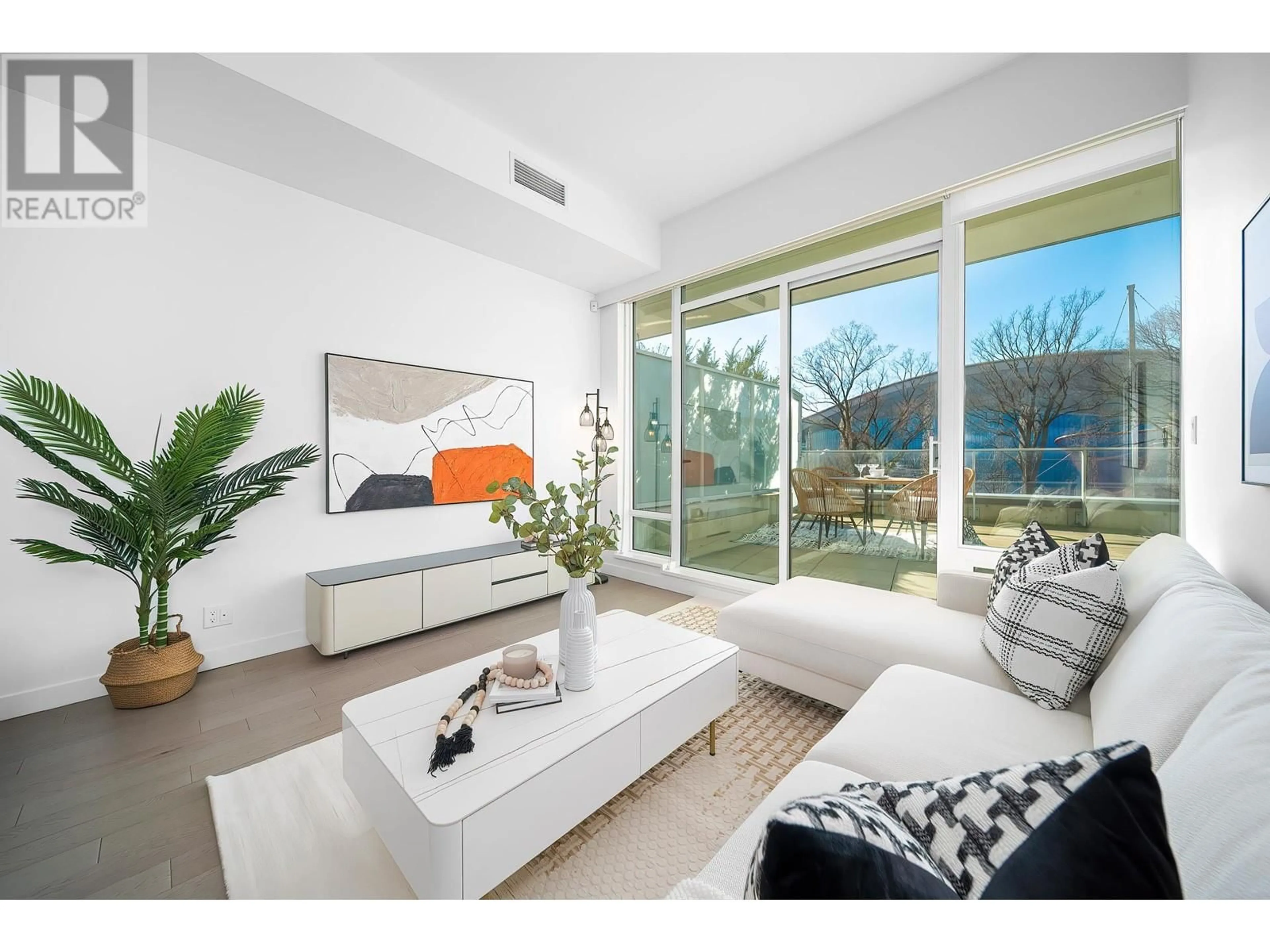 Living room with furniture, unknown for 206 - 6622 PEARSON WAY, Richmond British Columbia V7C0E4