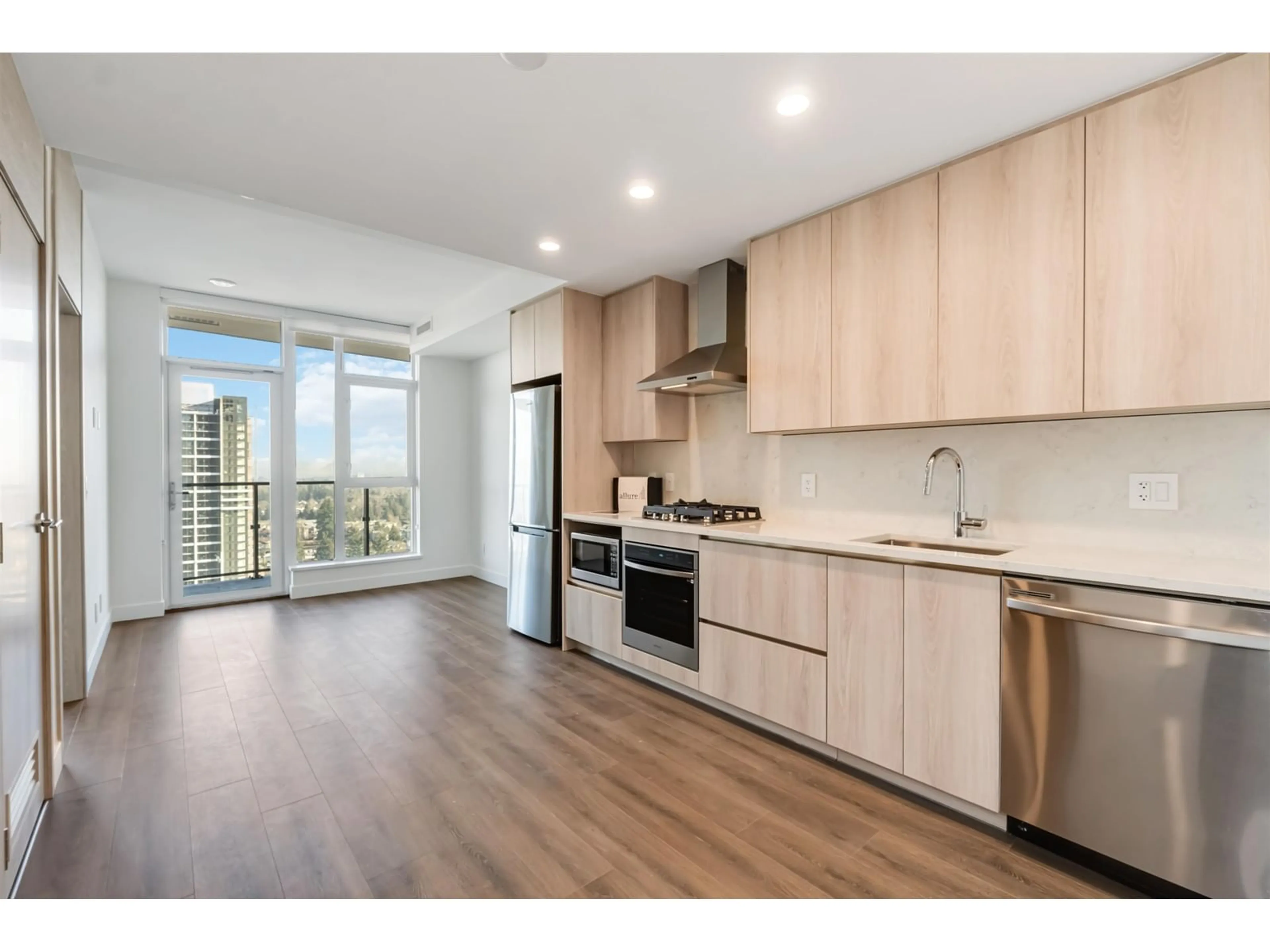 A pic from outside/outdoor area/front of a property/back of a property/a pic from drone, city buildings view from balcony for 2903 - 10750 135A, Surrey British Columbia V3T0V4