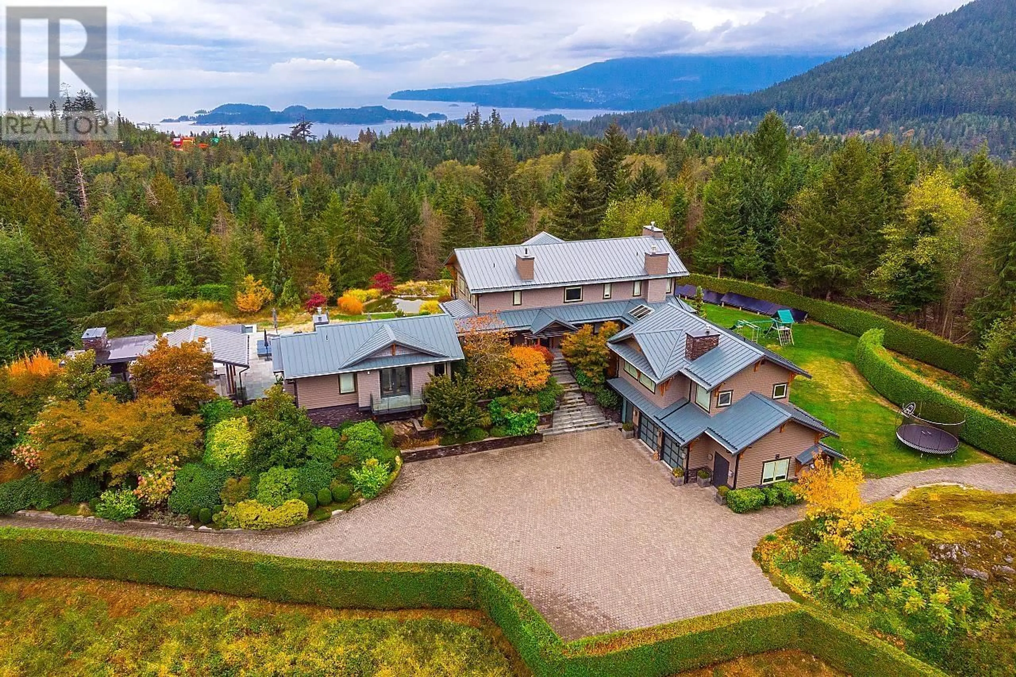 A pic from outside/outdoor area/front of a property/back of a property/a pic from drone, water/lake/river/ocean view for 431 JOSEPHINE DRIVE, Bowen Island British Columbia V0N1G2