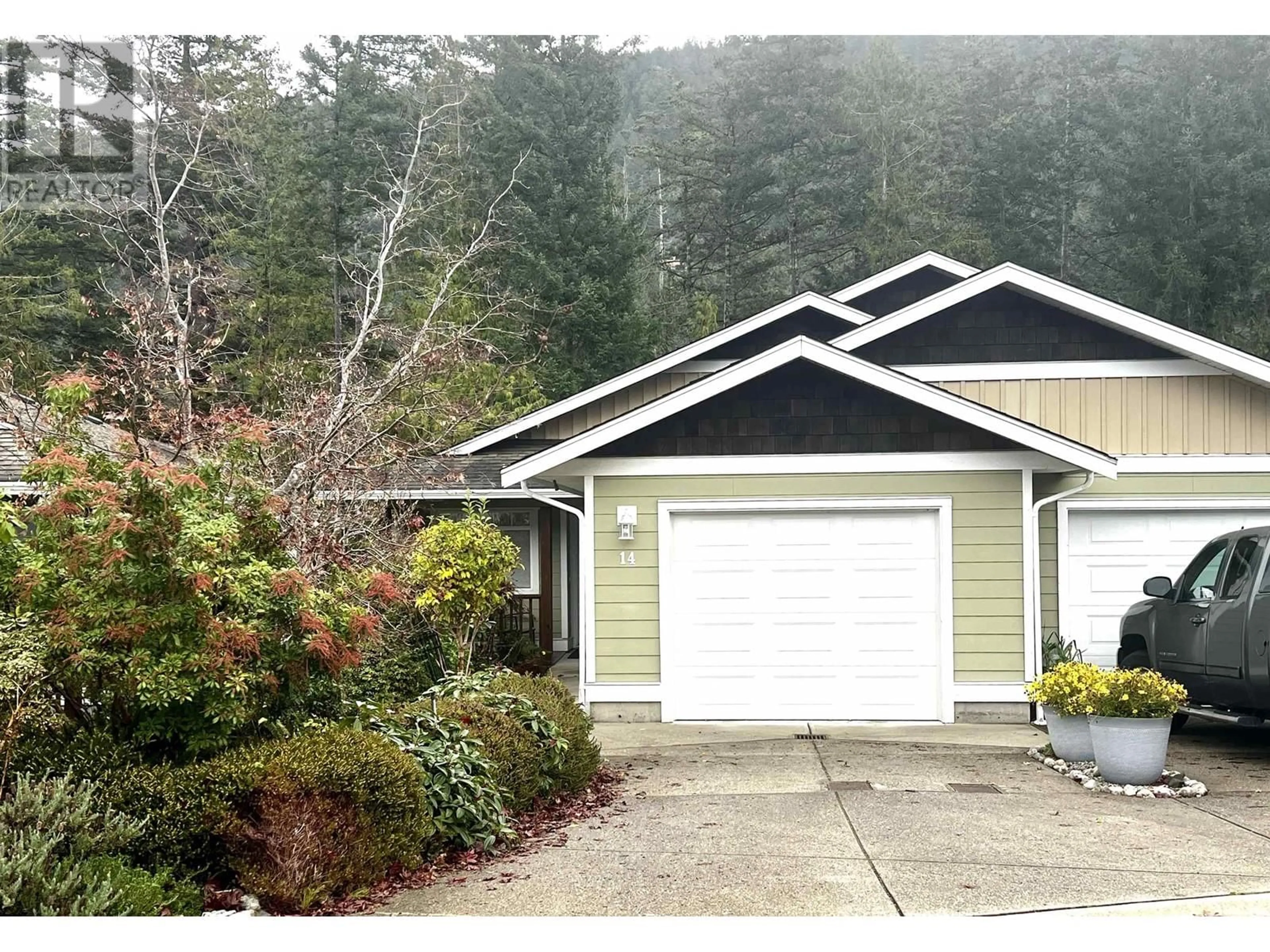 Home with vinyl exterior material, street for 14 - 12710 LAGOON ROAD, Madeira Park British Columbia V0N2H1