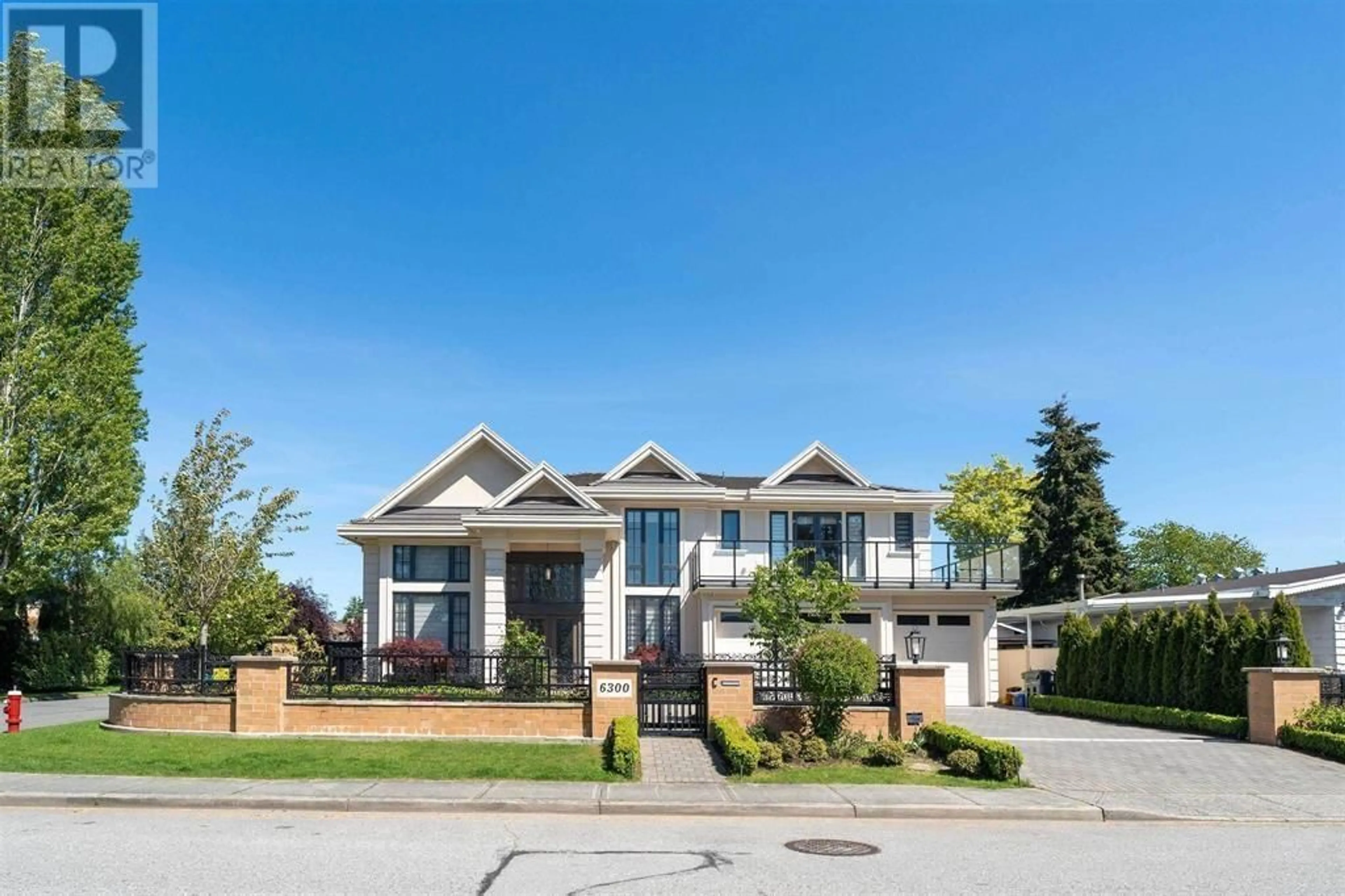 Home with brick exterior material, street for 6300 RIVERDALE DRIVE, Richmond British Columbia V7C2G1