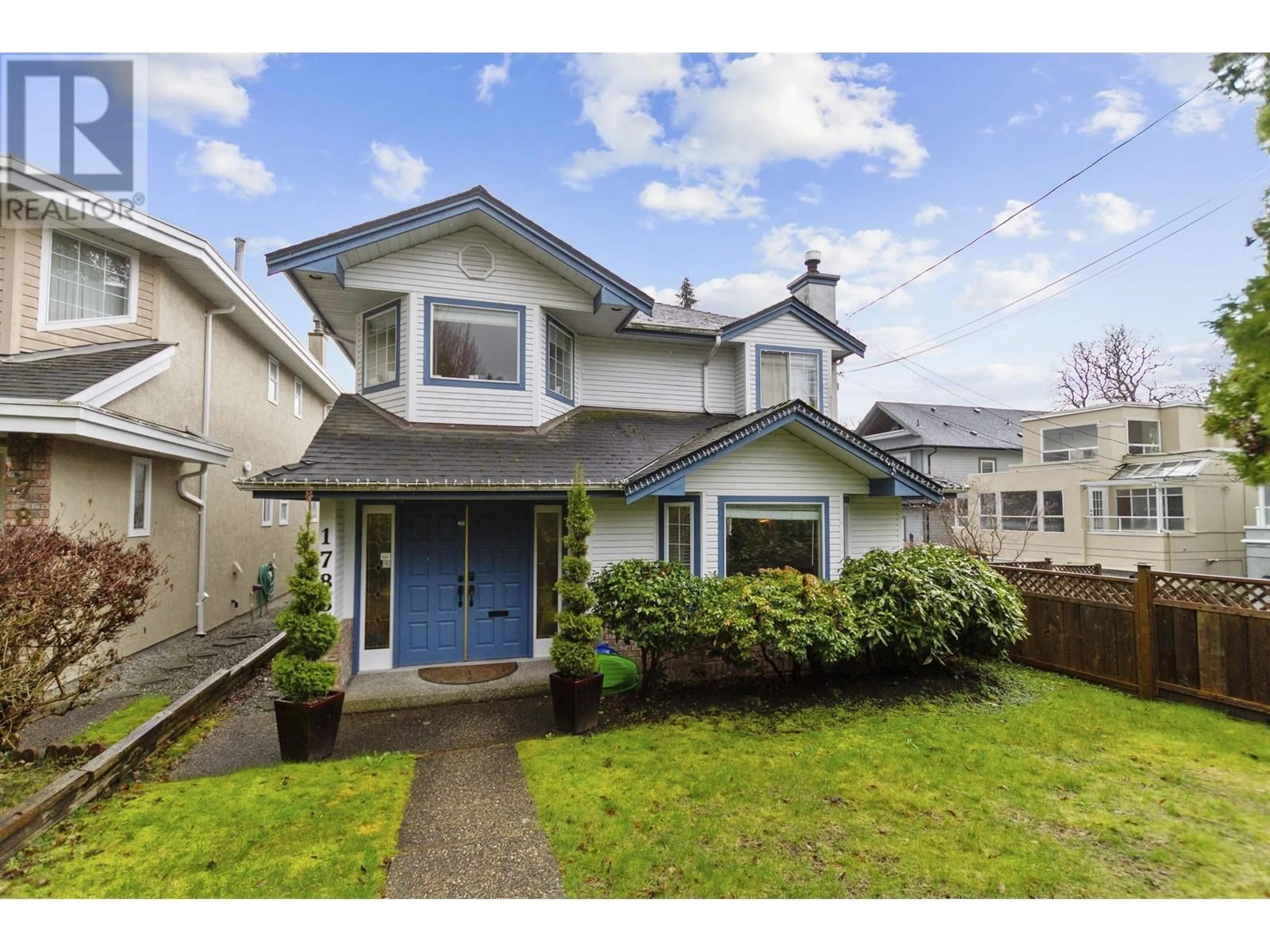 Home with vinyl exterior material, street for 1788 49TH AVENUE, Vancouver British Columbia V6M2S5