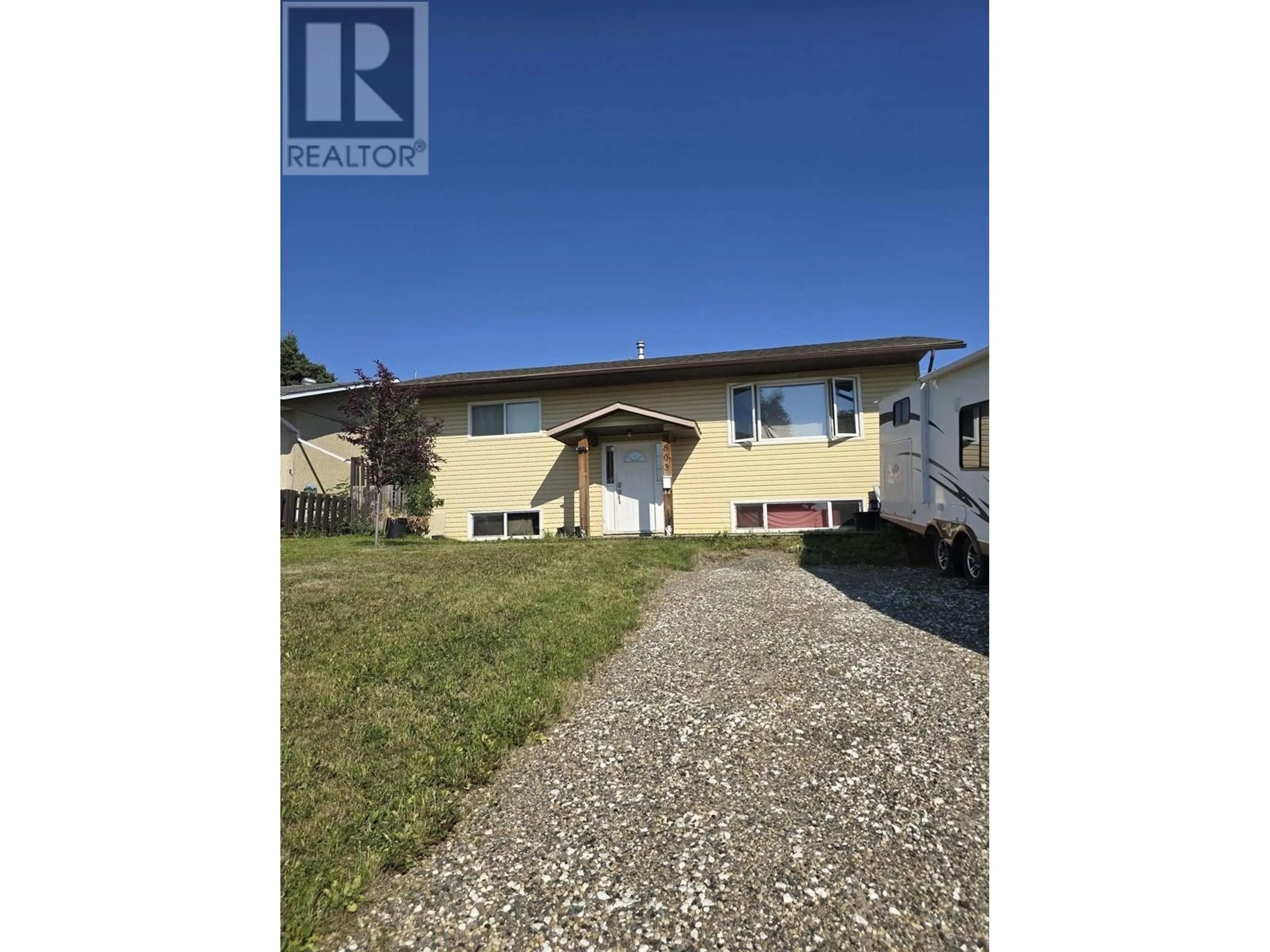 A pic from outside/outdoor area/front of a property/back of a property/a pic from drone, street for 8803 87 STREET, Fort St. John British Columbia V1J5H5