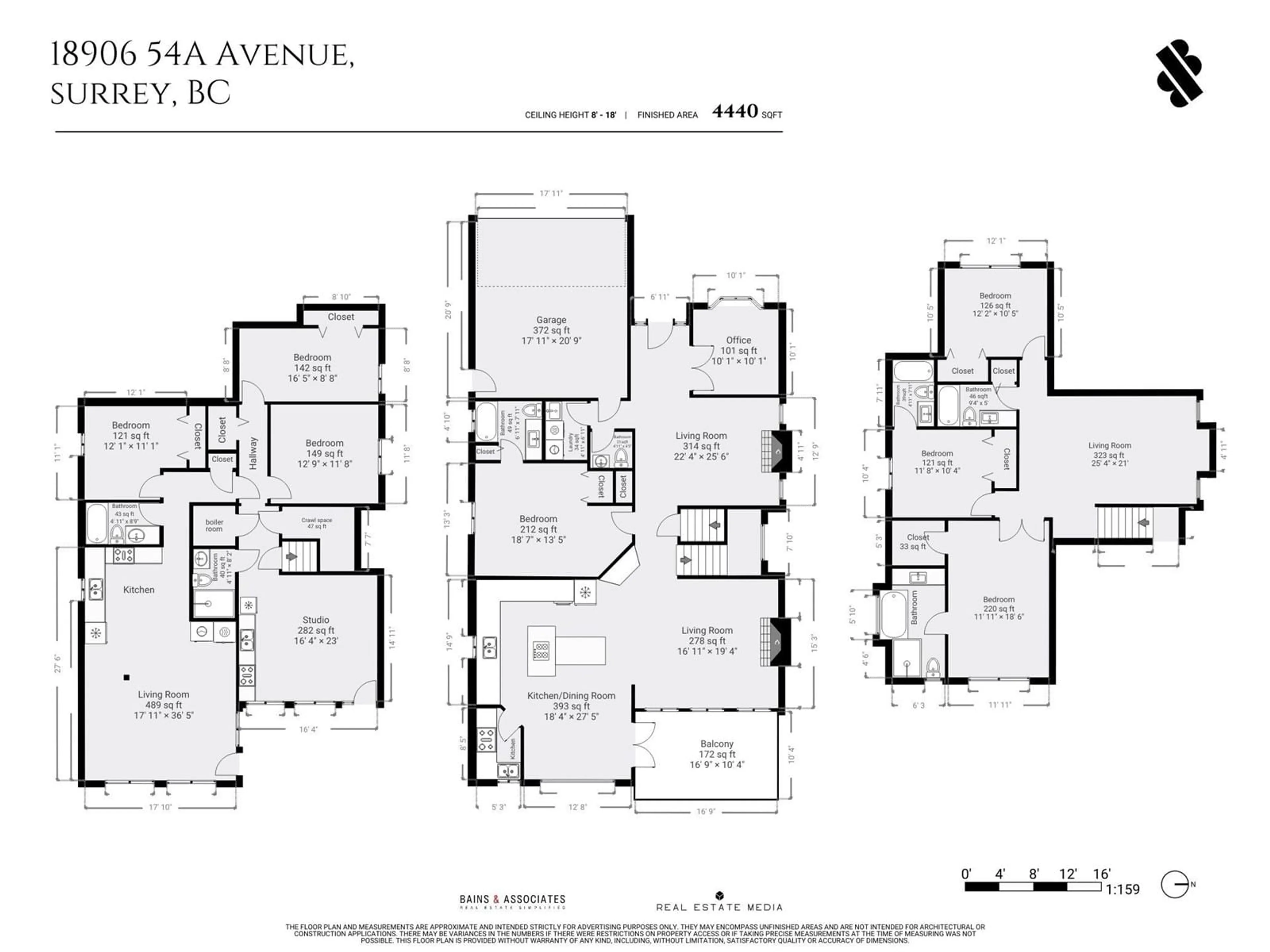 Floor plan for 18906 54A AVENUE, Surrey British Columbia V3S6R4