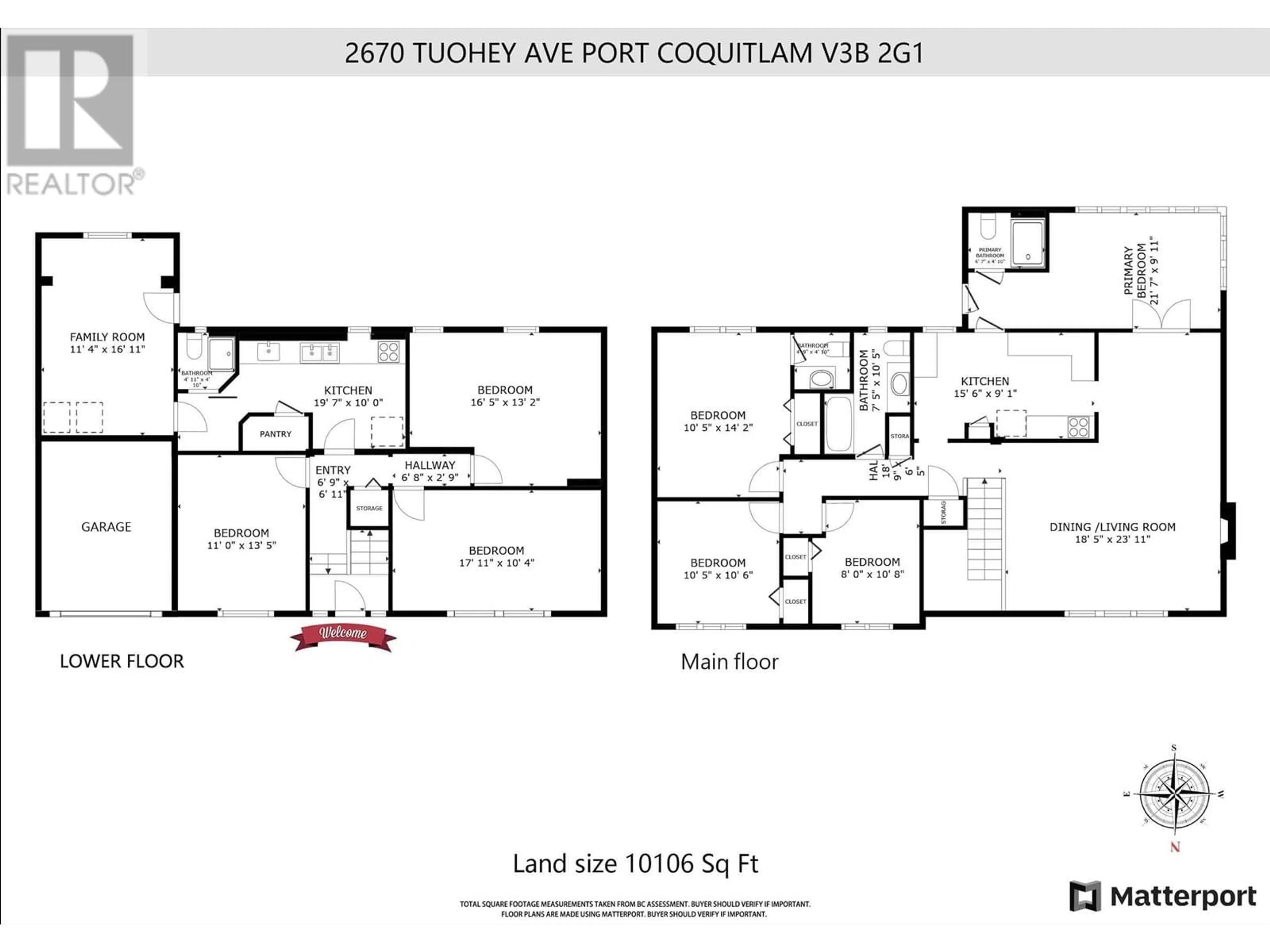 Floor plan for 2670 TUOHEY AVENUE, Port Coquitlam British Columbia V3B2G1