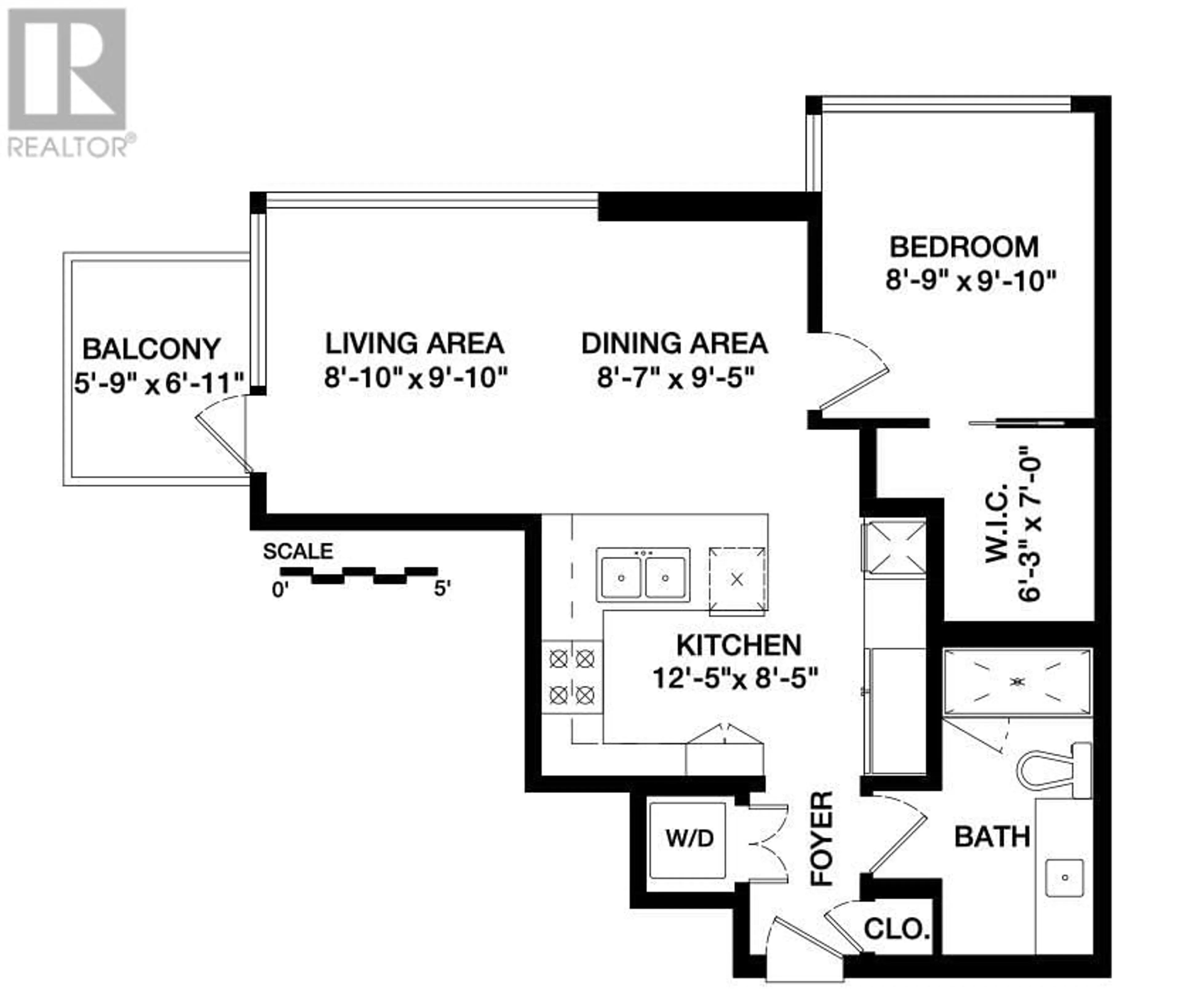 Floor plan for 1902 1188 PINETREE WAY, Coquitlam British Columbia V3B0K9