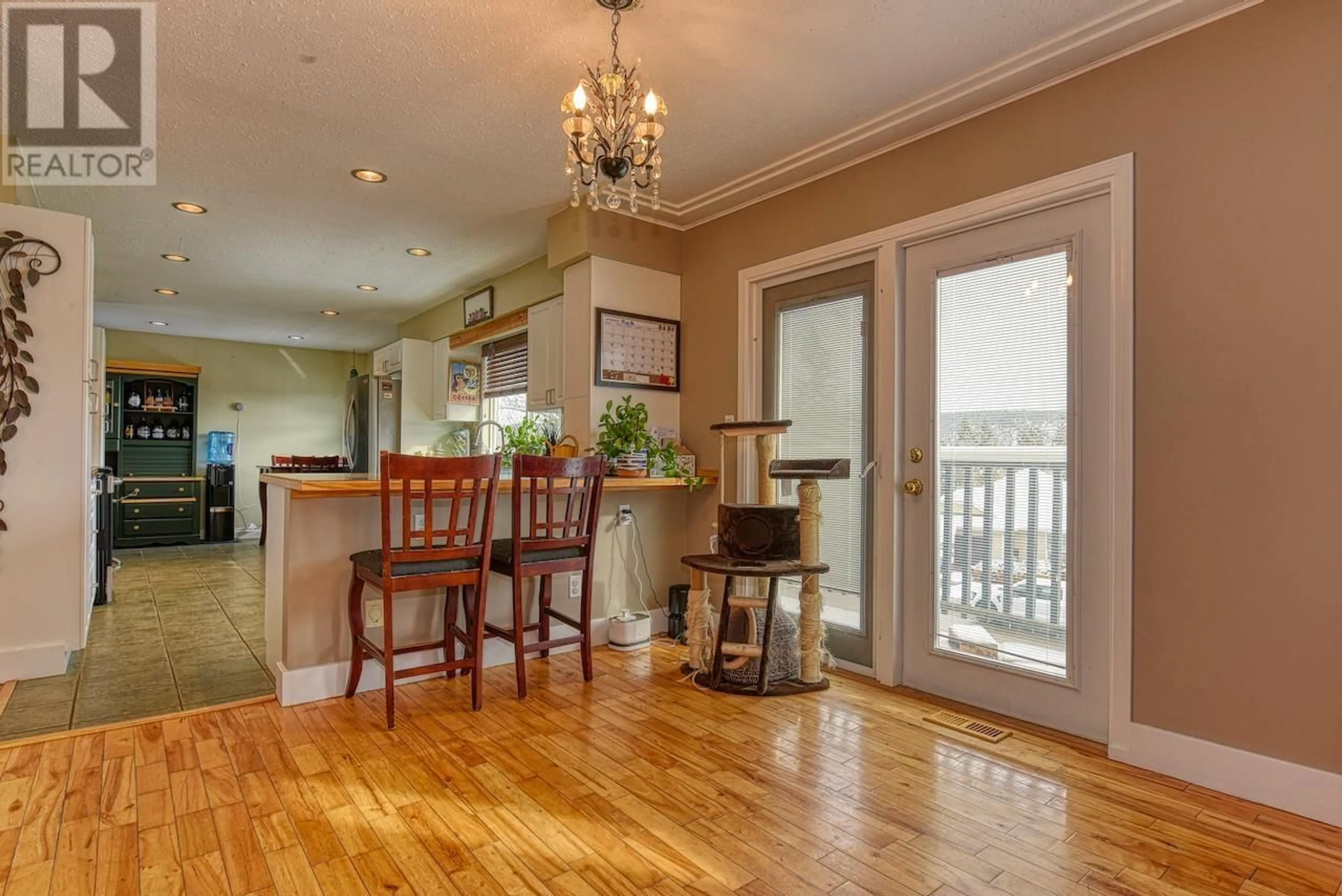 Dining room, wood/laminate floor for 105 WESTRIDGE DRIVE, Williams Lake British Columbia V2G5K4