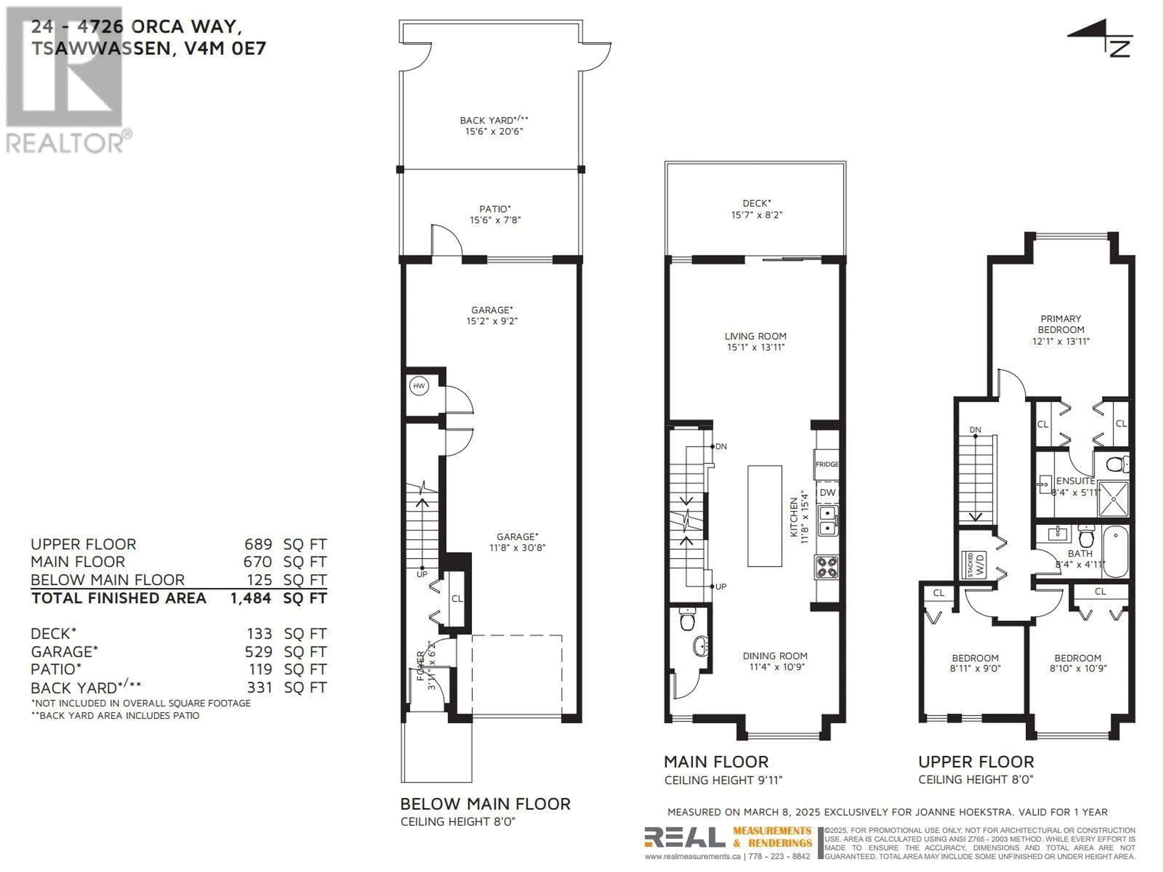 Floor plan for 24 4726 ORCA WAY, Tsawwassen British Columbia V4M0E7