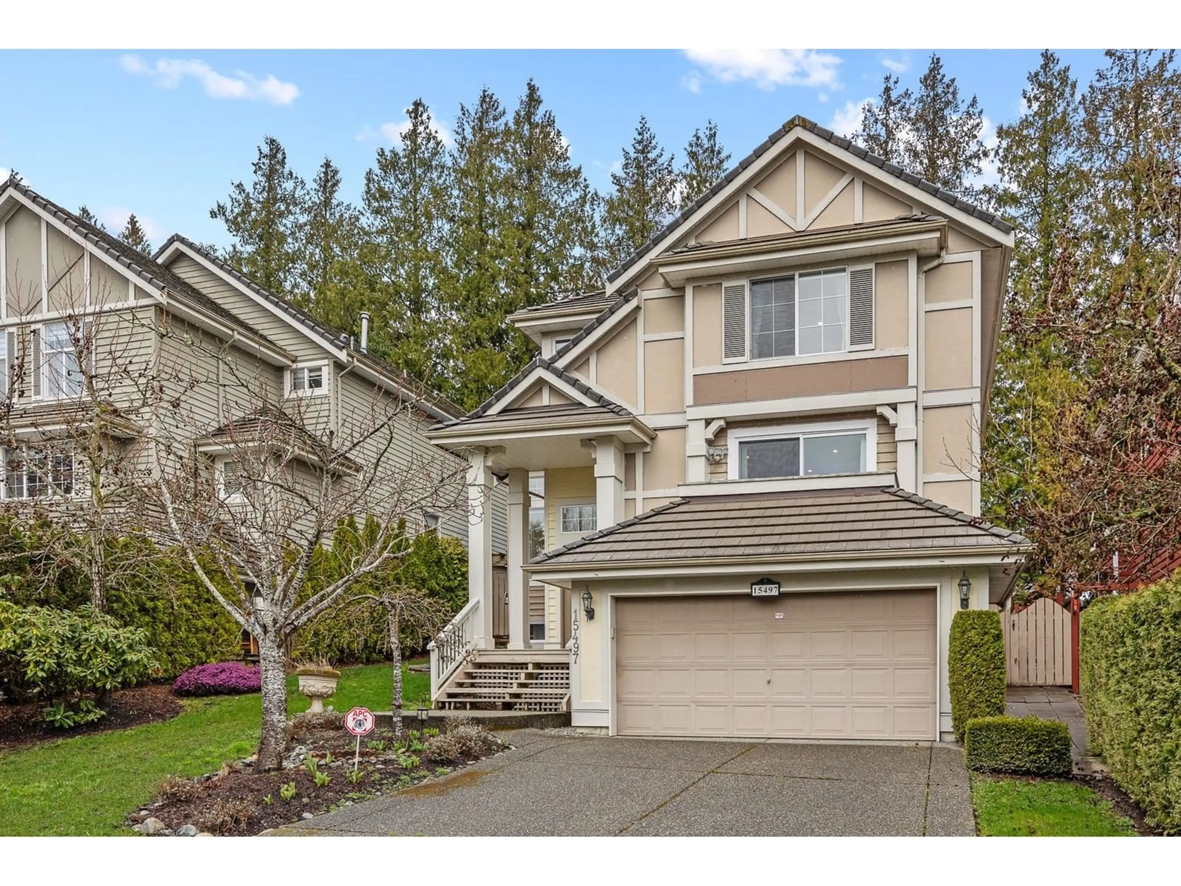 Home with vinyl exterior material, street for 15497 ROSEMARY HEIGHTS CRESCENT, Surrey British Columbia V3Z0K2