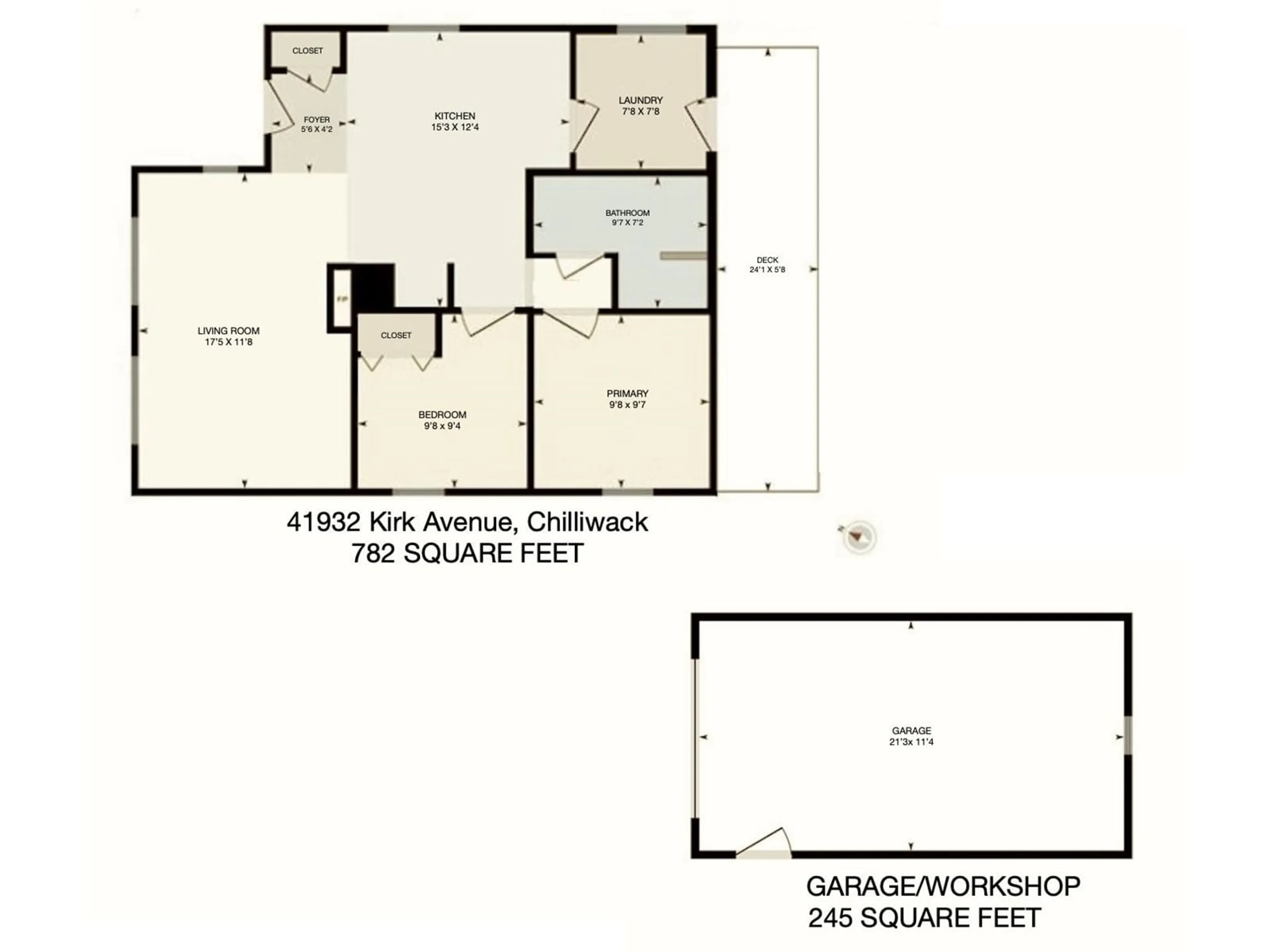 Floor plan for 41932 KIRK AVENUE, Chilliwack British Columbia V2R5E8