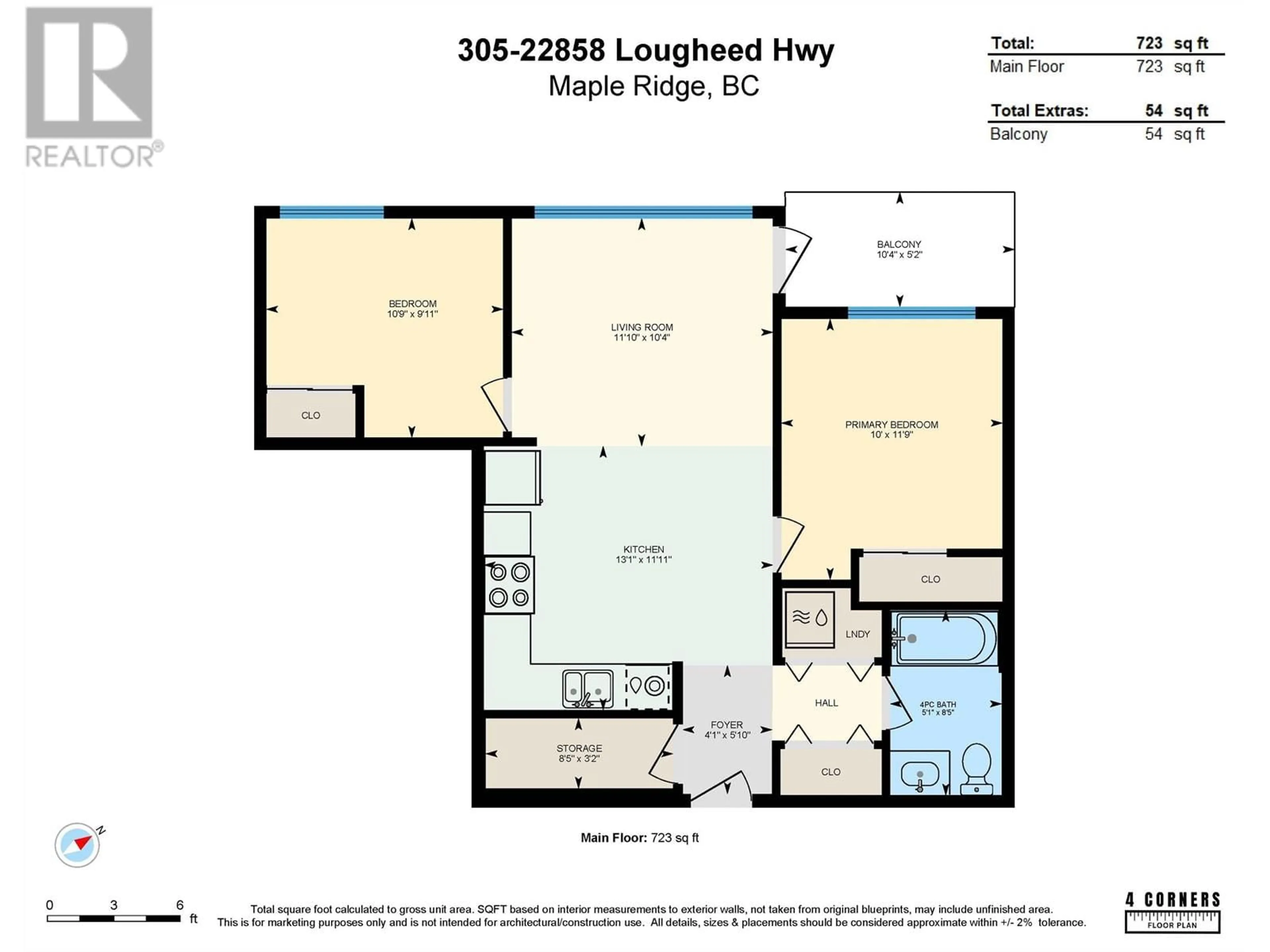 Floor plan for 305 22858 LOUGHEED HIGHWAY, Maple Ridge British Columbia V2X2V6