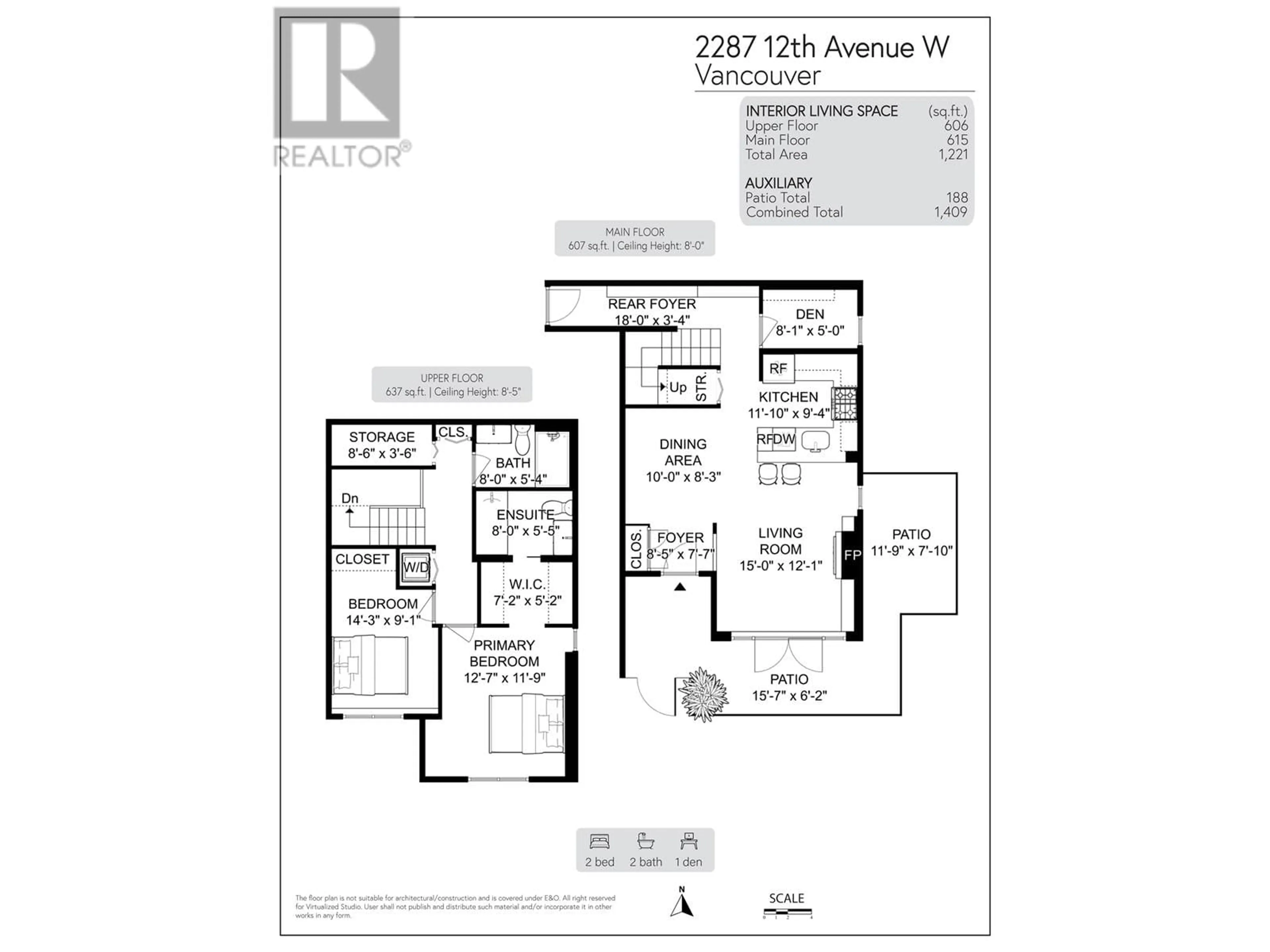 Floor plan for 2287 W 12TH AVENUE, Vancouver British Columbia V6K4T5