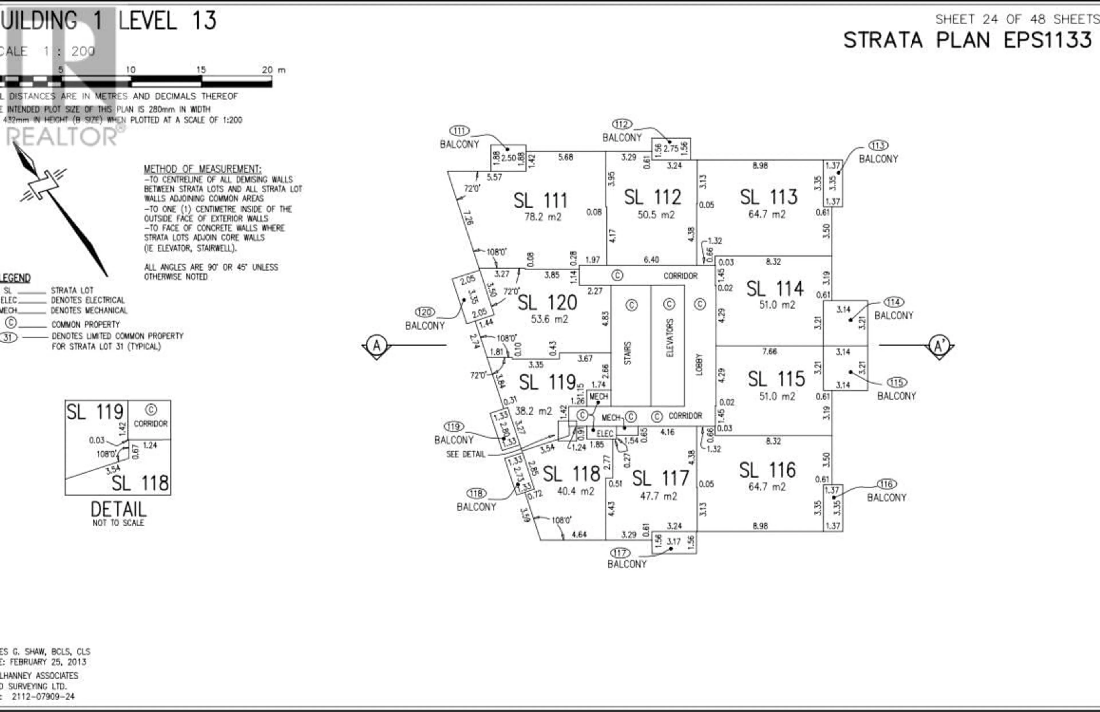 Floor plan for 1509 4815 ELDORADO MEWS, Vancouver British Columbia V5R0B2