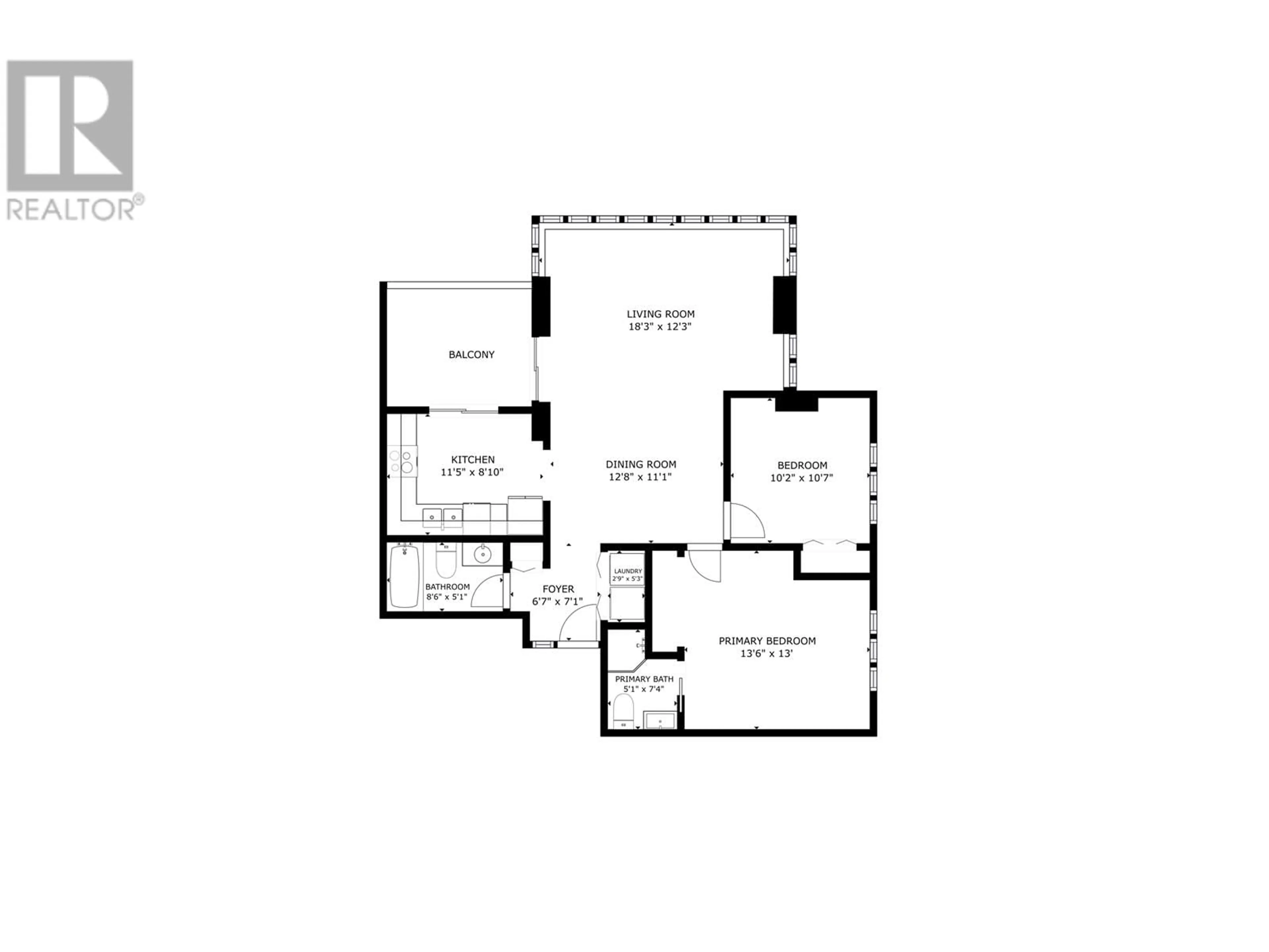 Floor plan for 801 - 1555 EASTERN AVENUE, North Vancouver British Columbia V7L3G2