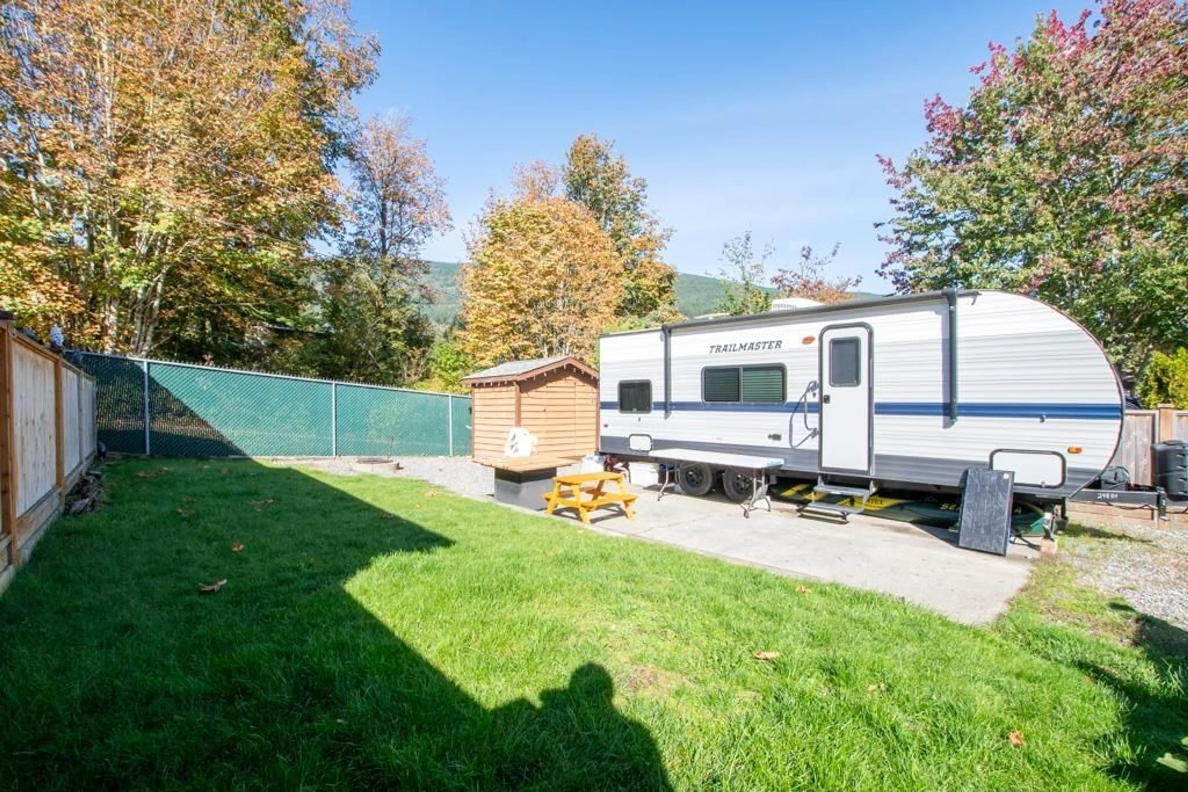 Patio, mountain view for 155 - 1436 FROST ROAD, Chilliwack British Columbia V2R4X8