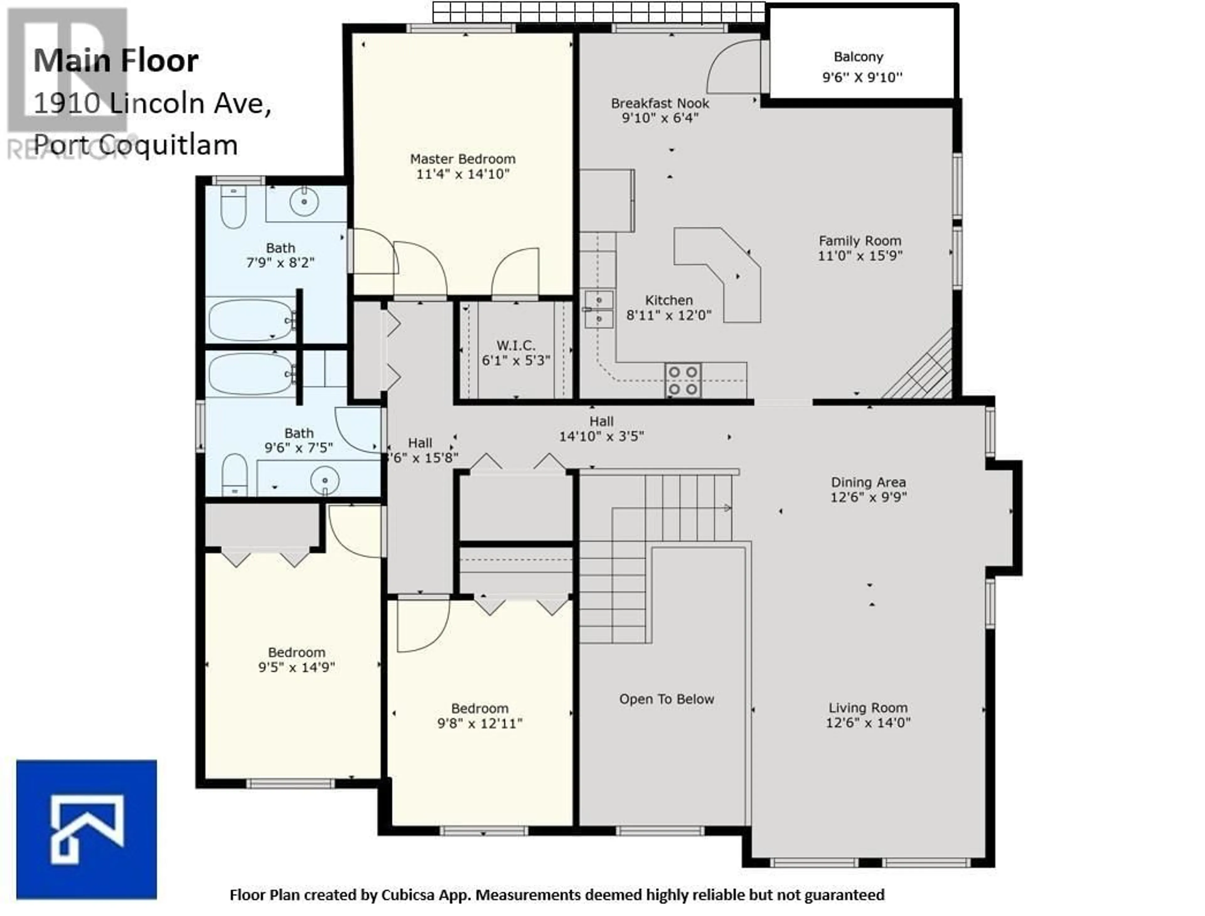 Floor plan for 1910 LINCOLN AVENUE, Port Coquitlam British Columbia V3B2J9
