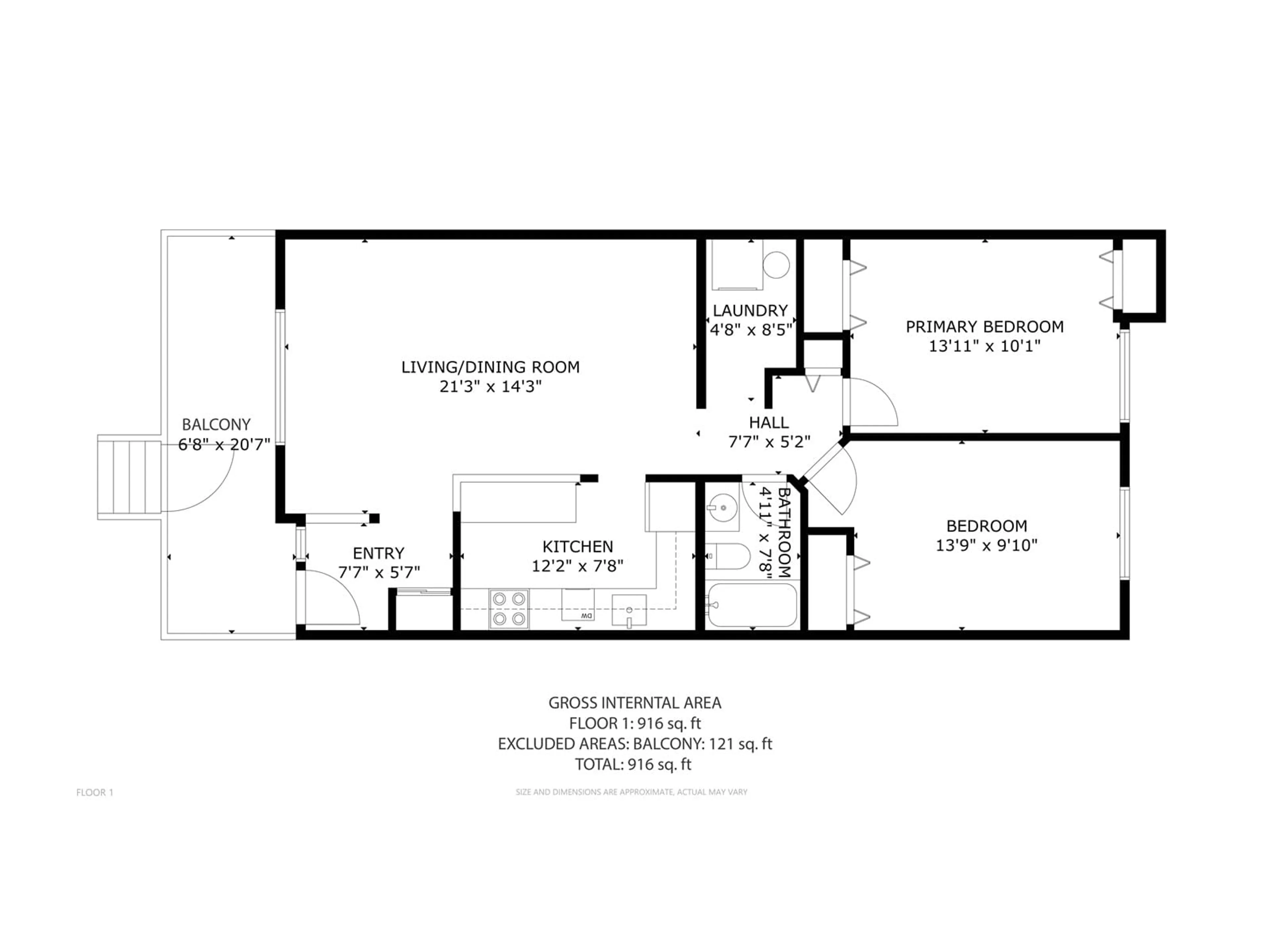 Floor plan for 2315 10620 150 STREET, Surrey British Columbia V3R7K3