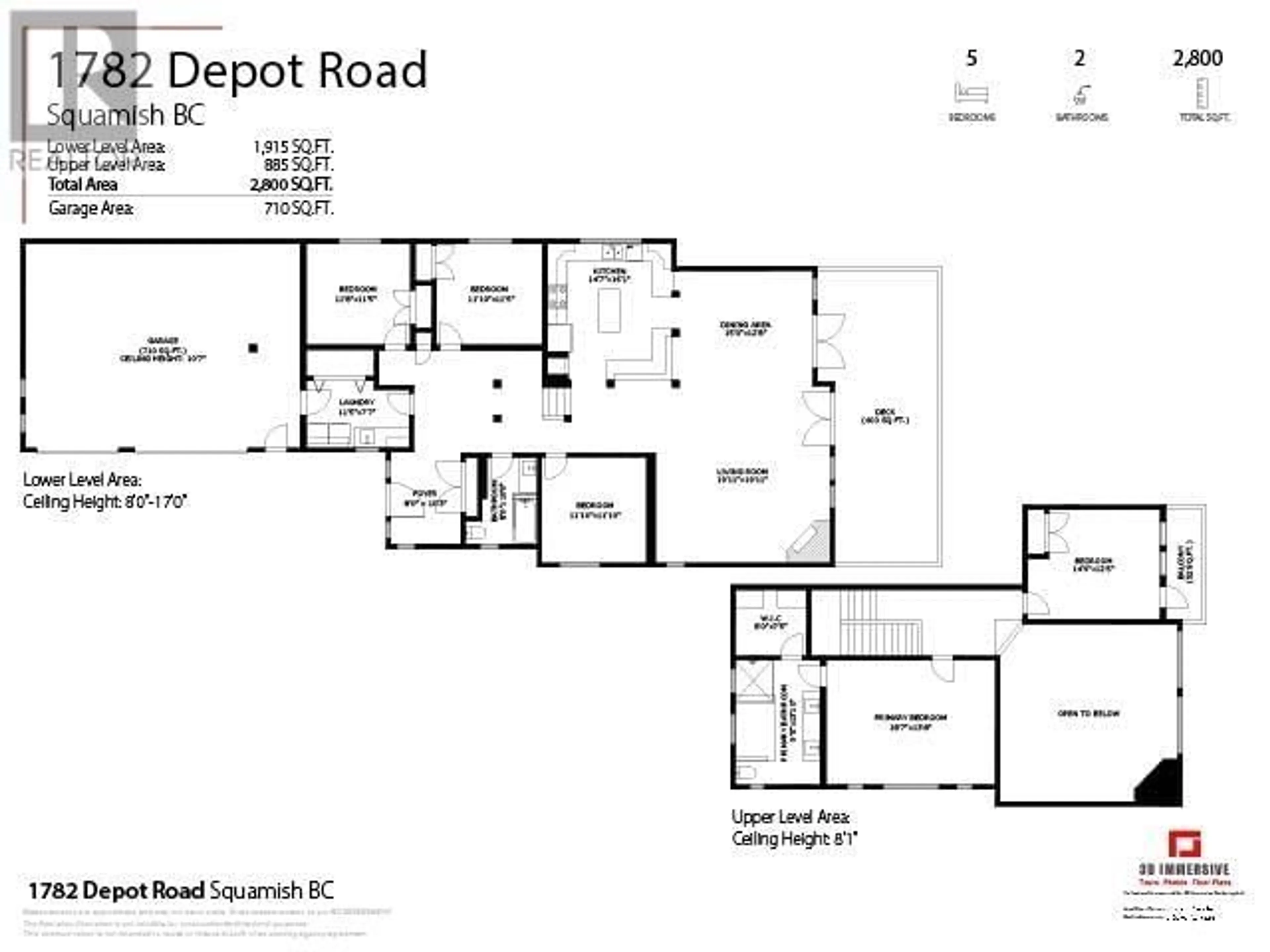 Floor plan for 1782 DEPOT ROAD, Squamish British Columbia V0N1T0