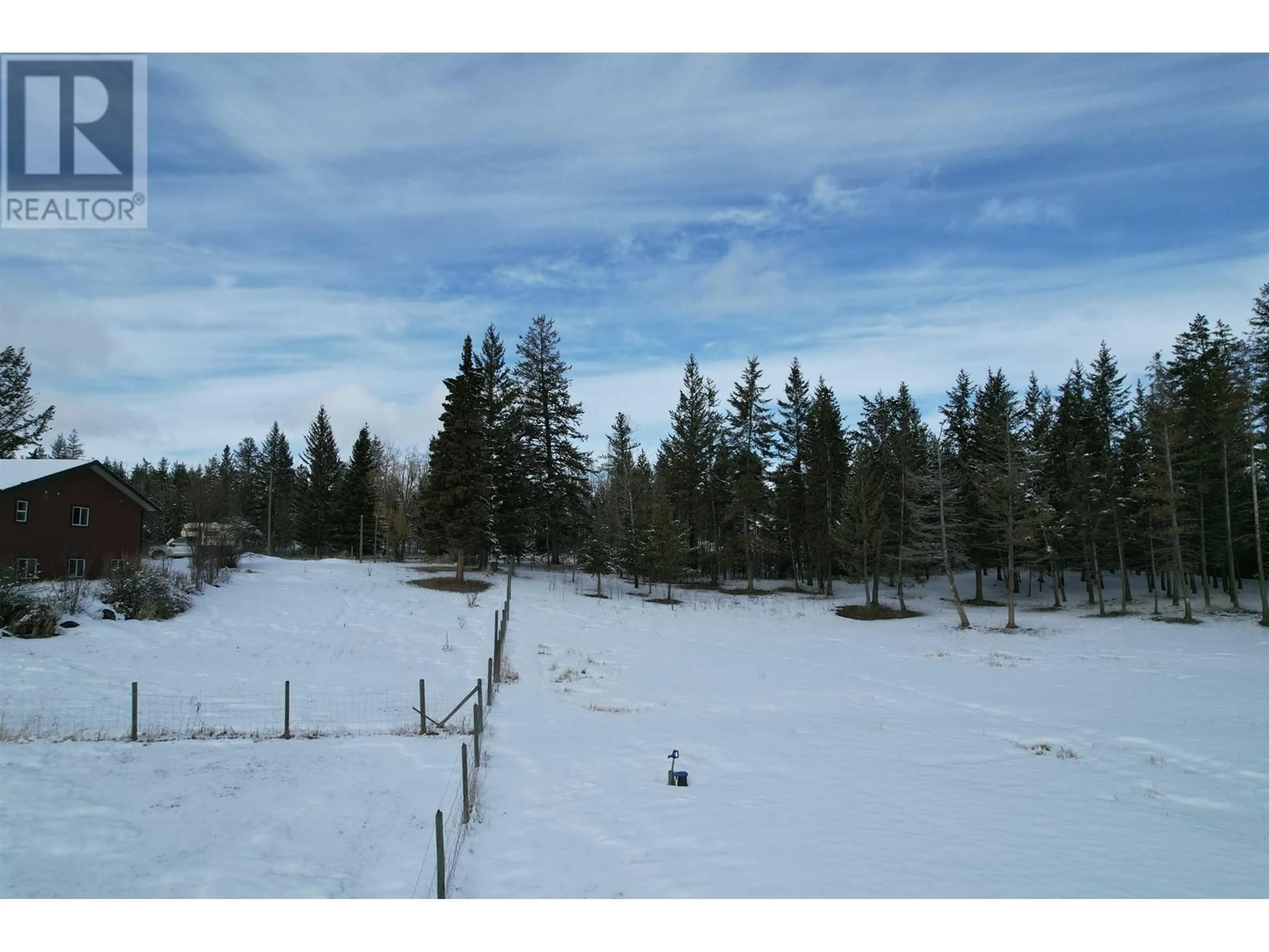 A pic from outside/outdoor area/front of a property/back of a property/a pic from drone, forest/trees view for 6691 CARIBOO 97 HIGHWAY, 100 Mile House British Columbia V0K2E2