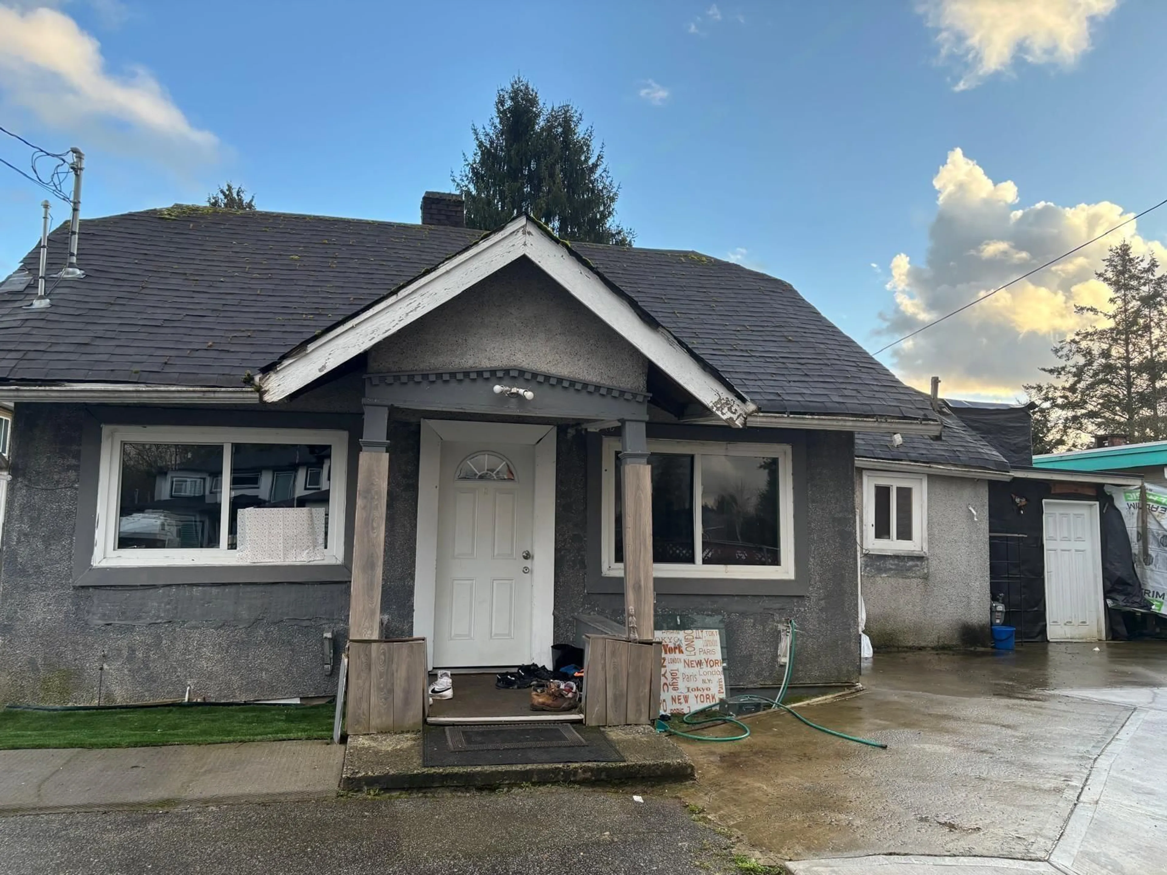 Home with vinyl exterior material, street for 13370 96 AVENUE, Surrey British Columbia V3V1Y4