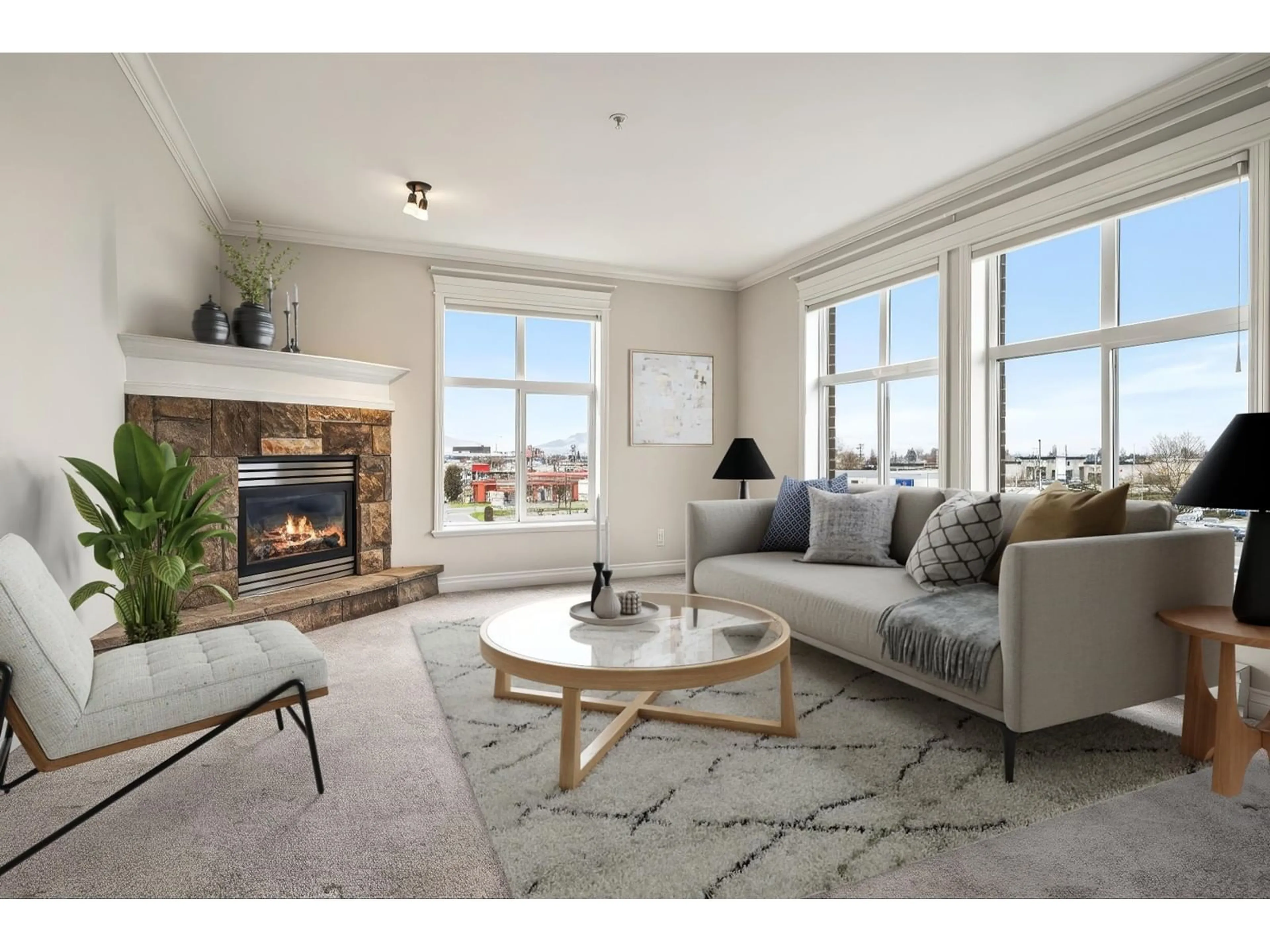 Living room with furniture, unknown for 312 - 45645 KNIGHT ROAD, Chilliwack British Columbia V2R0B1
