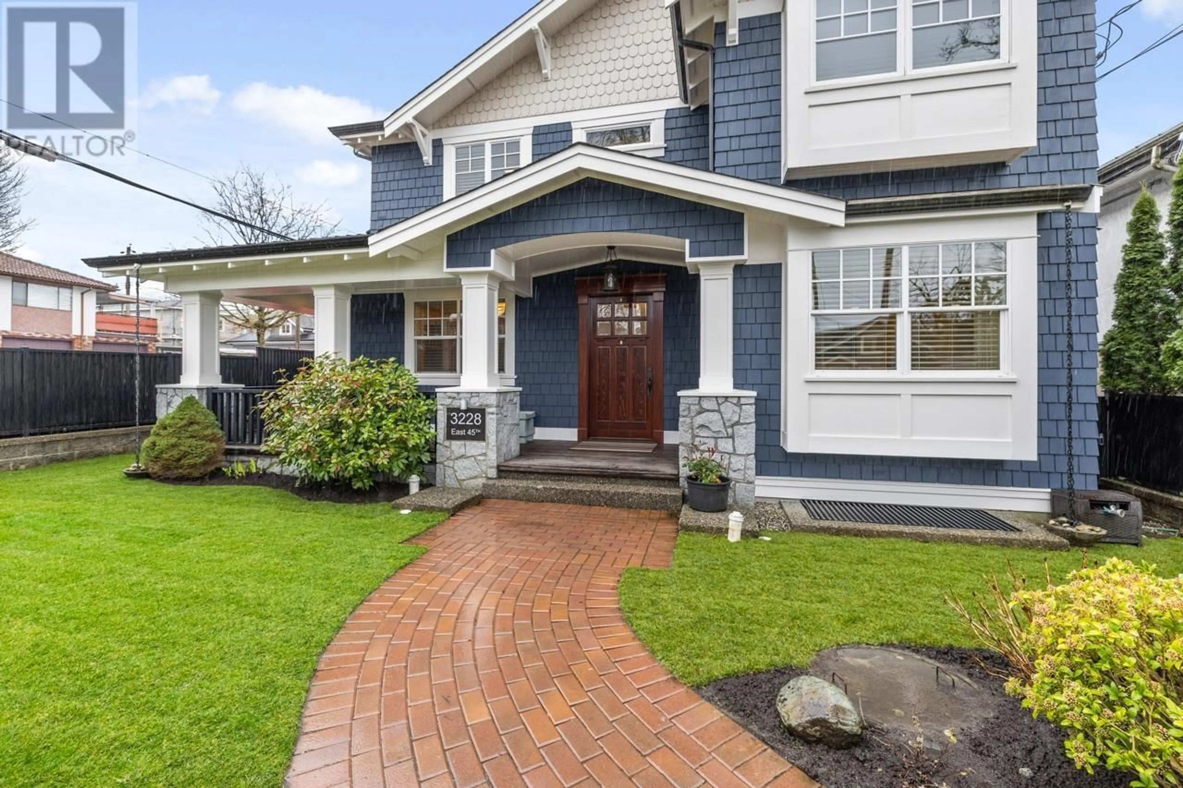 Home with brick exterior material, street for 3228 45TH AVENUE, Vancouver British Columbia V5R3E3